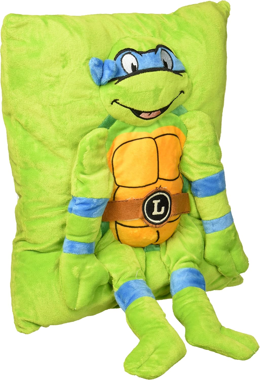 Nickelodeon Teenage Mutant Ninja Turtles Retro Leonardo Plush Character Pillow