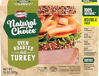 HORMEL NATURAL CHOICE Sliced Oven Roasted Deli Turkey, 14 Oz.