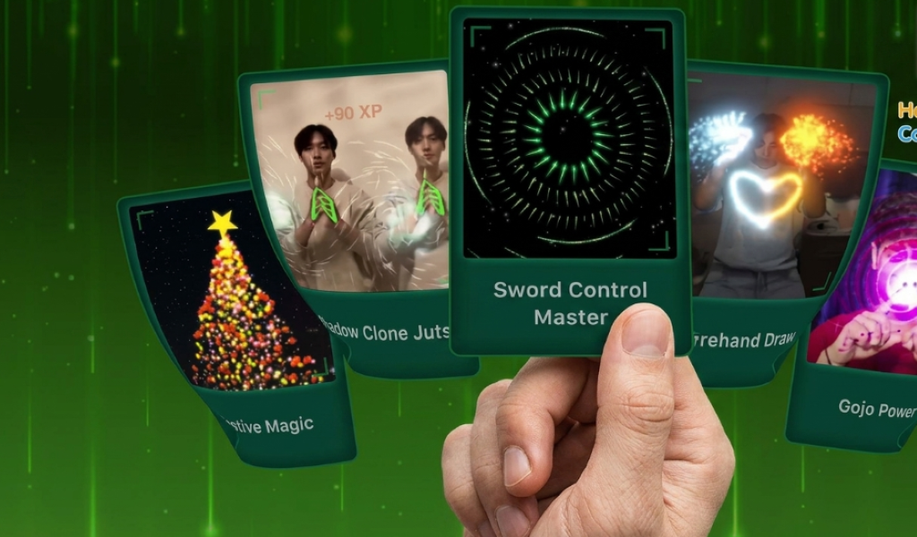 Hand Control Magic: 3D Gesture Card Maker & AR Particle Effects - Real ...