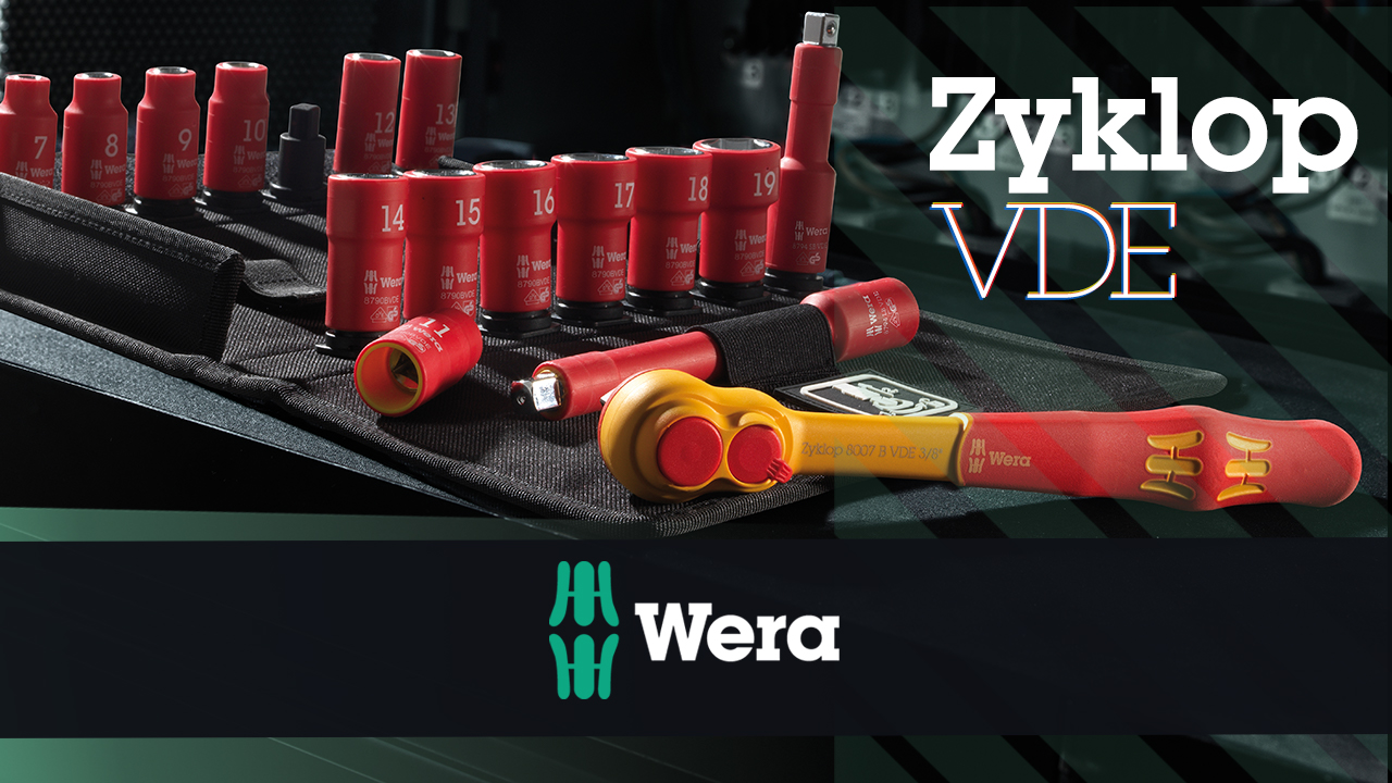 Amazon.com: Wera 05004970001 8100 SB VDE 1 Zyklop Ratchet set