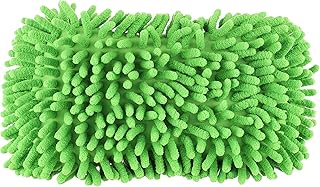 Premium Microfiber Sponge with a wide elastic for easy use, green