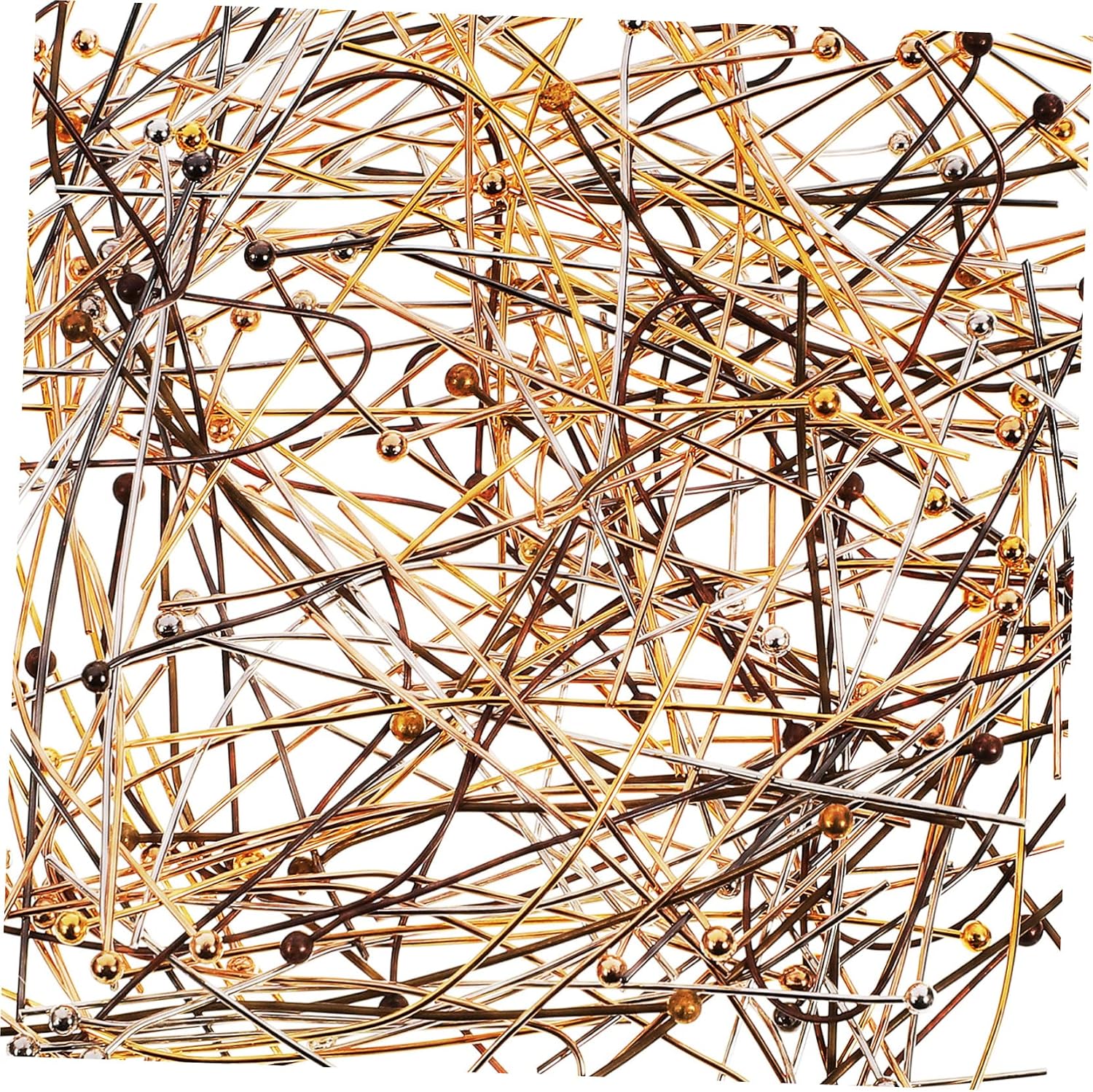 STOBOK 1000pcs Headpins for Jewelry Making Craft Headpins Bendable Connector Jewelry Making Tools