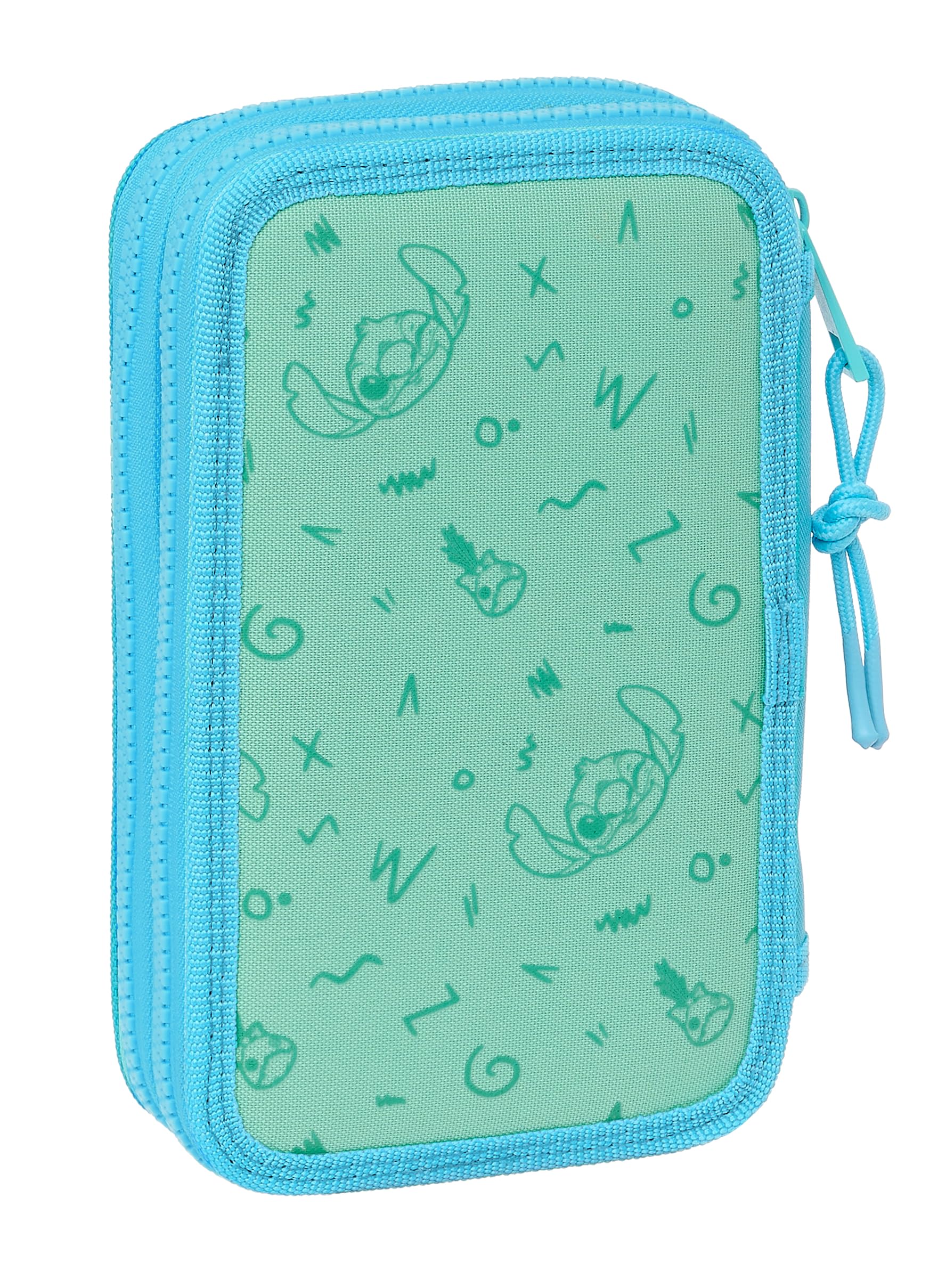 Stitch Aloha, Children's School Pencil Case, Pencil Case with Colours, with 28 Tools Included - Image 2