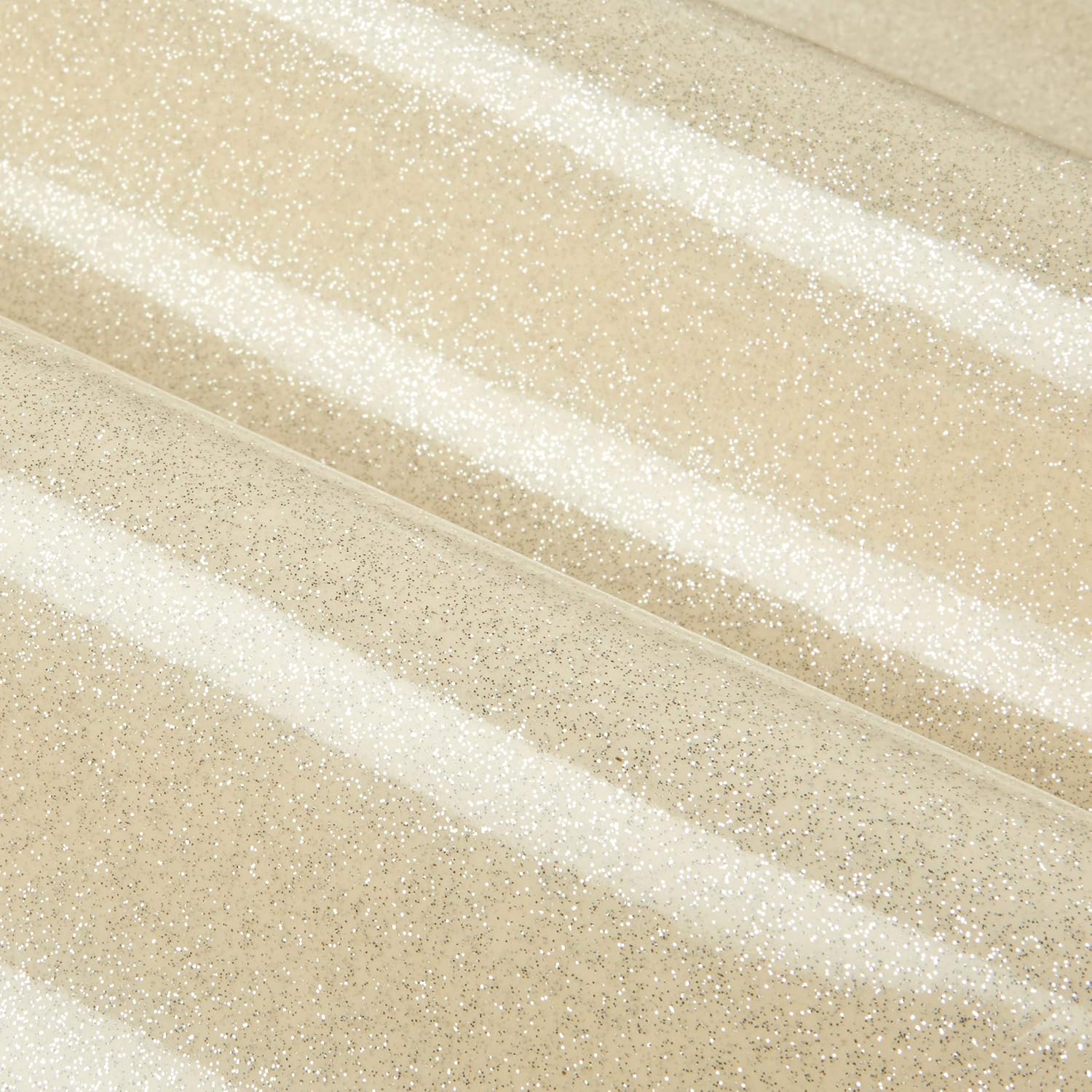 Sparkle Vinyl White, Fabric by the Yard