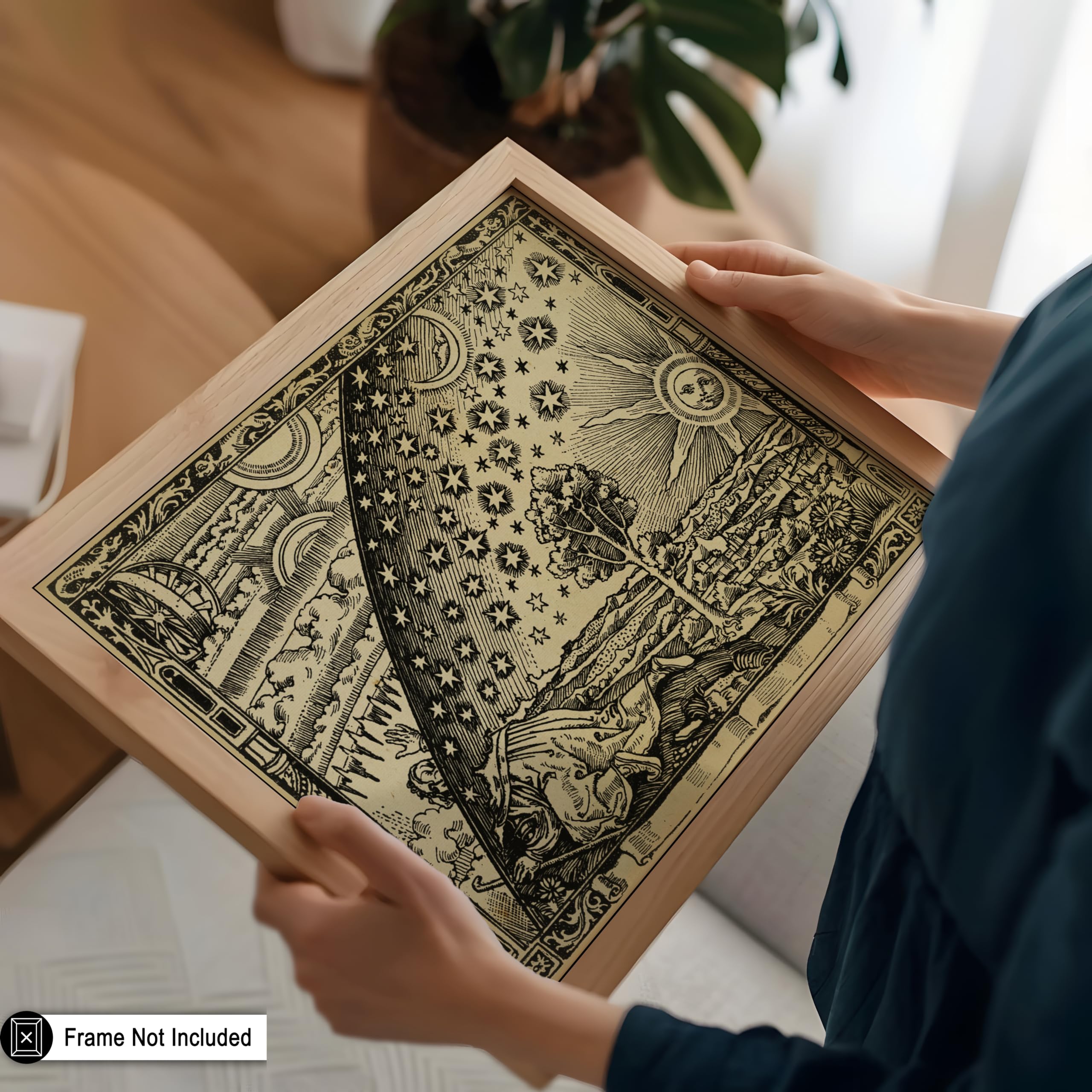 Amazon.com: Monem Art Vintage Flammarion Engraving Print - Retro