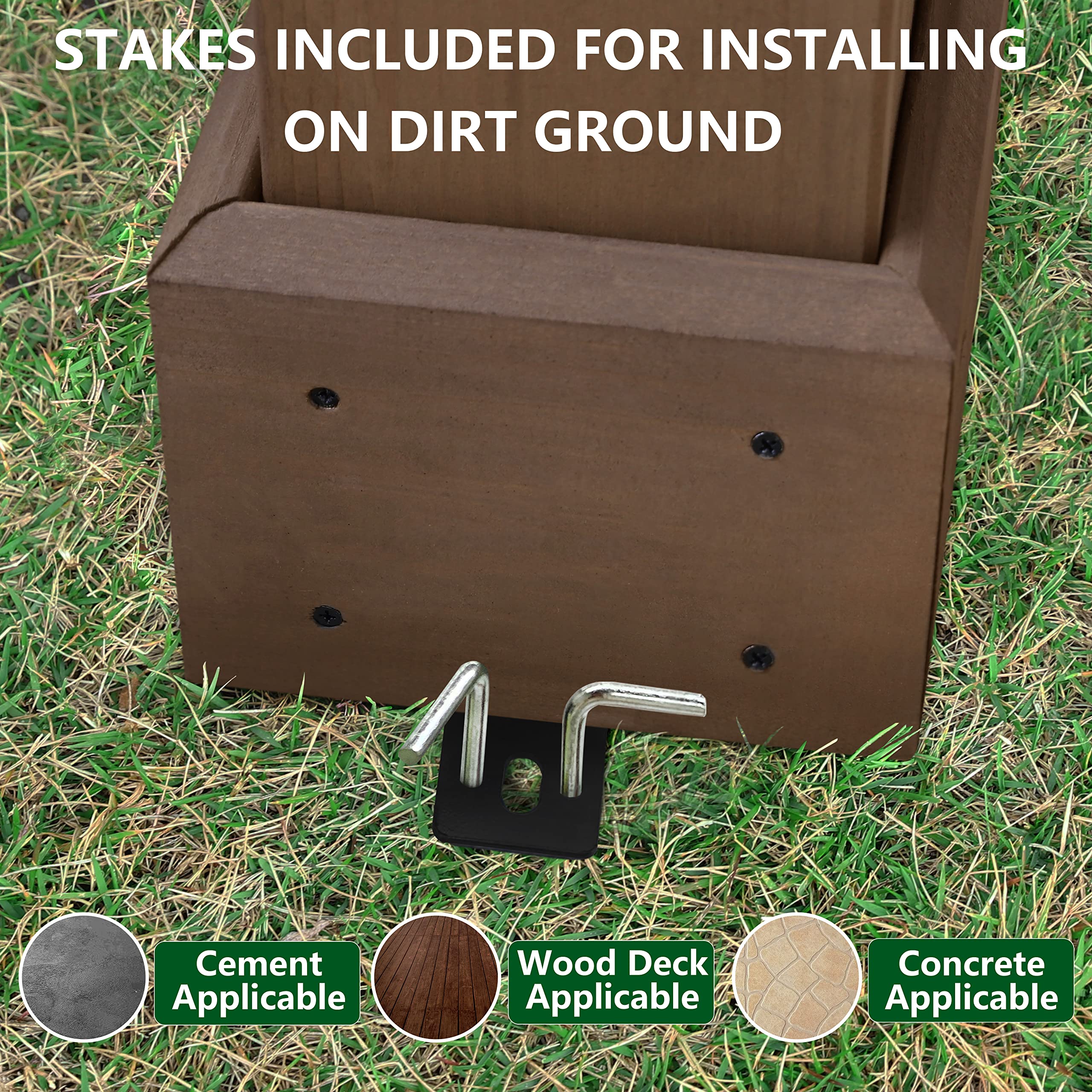 Buy MUPATER Wooden Pergola Gazebo for Patio with Arched Roof and Ground