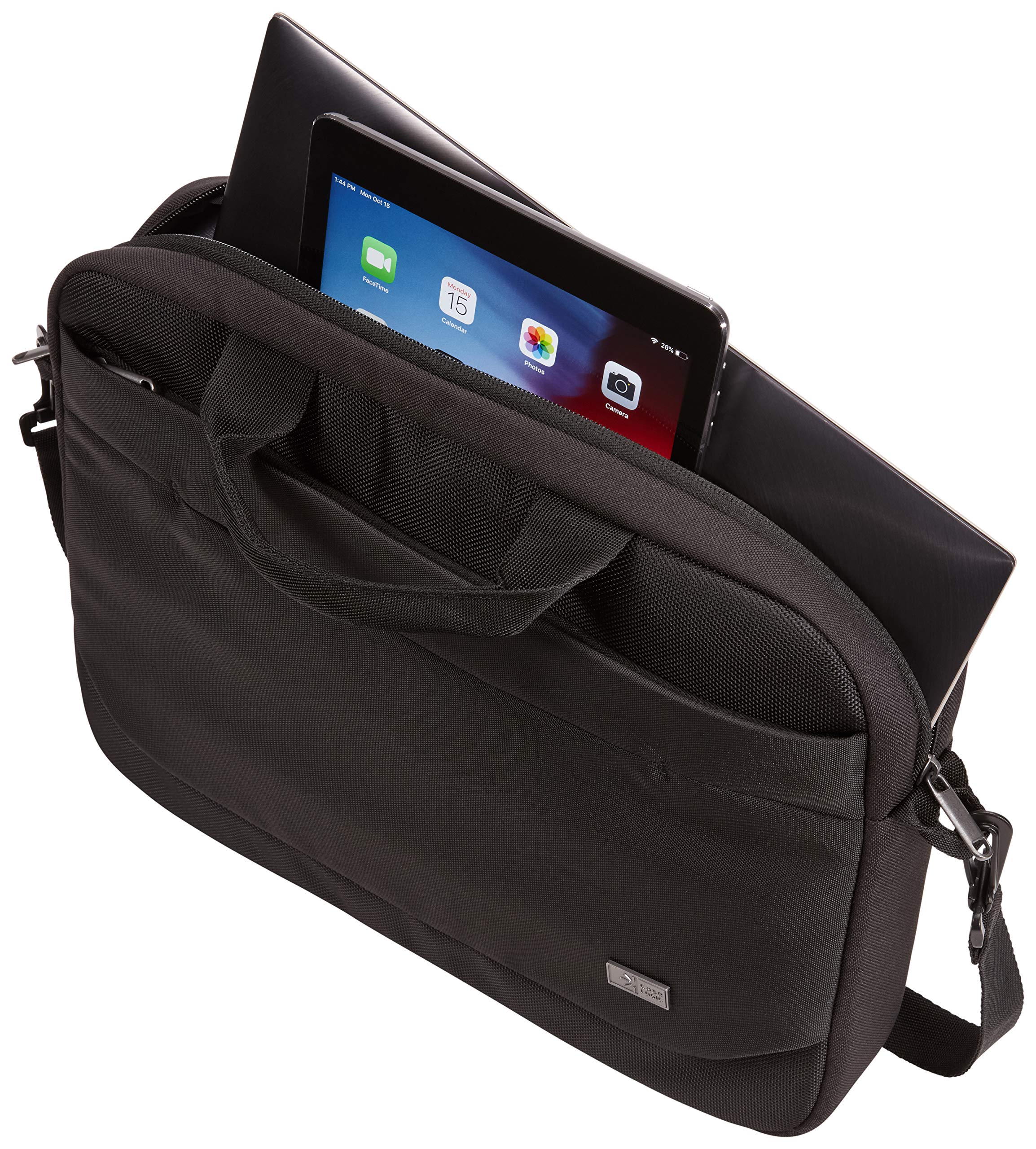 Case Logic Ibiria Custodia Per Laptop 14 Pollici – Profilo Slim, Poliestere Durevole, Cerniera 3/4, Colore Nero