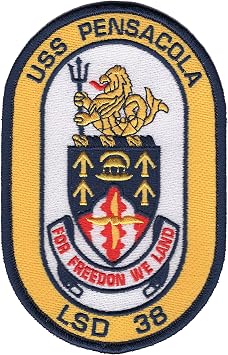 USS Pensacola LSD-38 Collectible Novelty Patch
