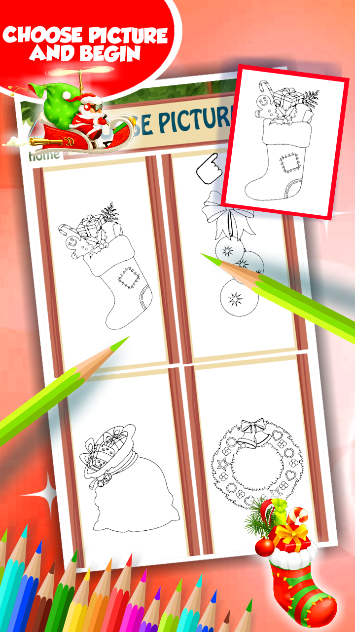 Christmas Coloring Book App on Amazon Appstore