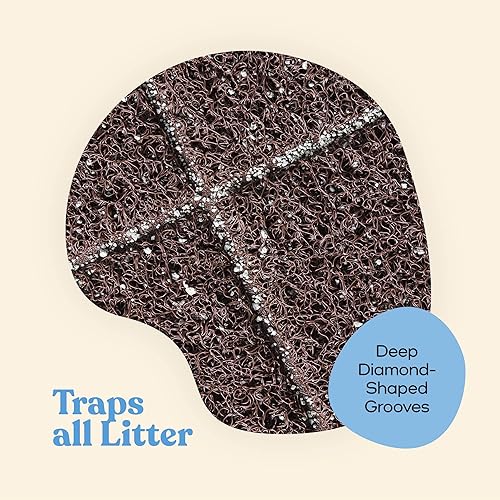 Miniatura 4 de Tapete grueso y duradero para gatos  Tapete moderno para gatos con parte inferior antideslizante que se mantiene en su lugar  Súper suave para patas