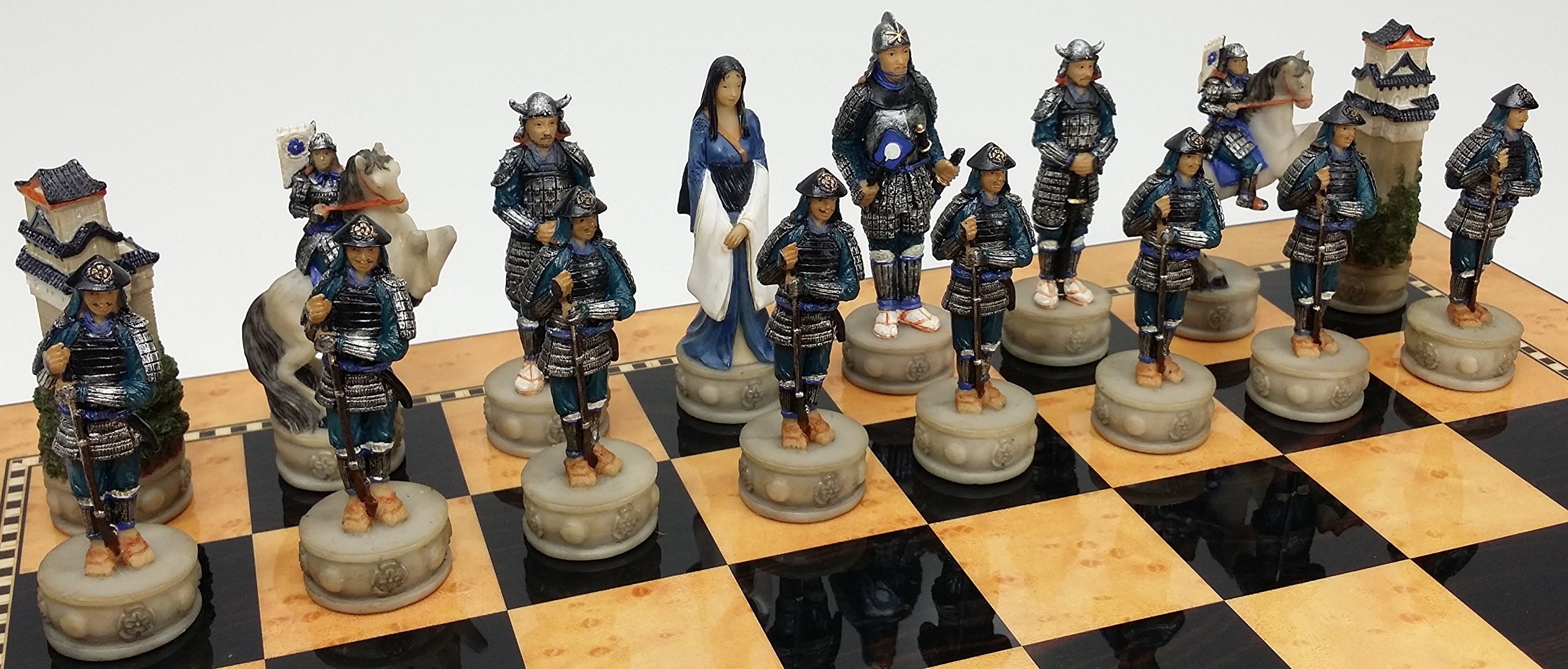 Amazon.com: Japanese Samurai Chess Set Hand Painted W/ 15