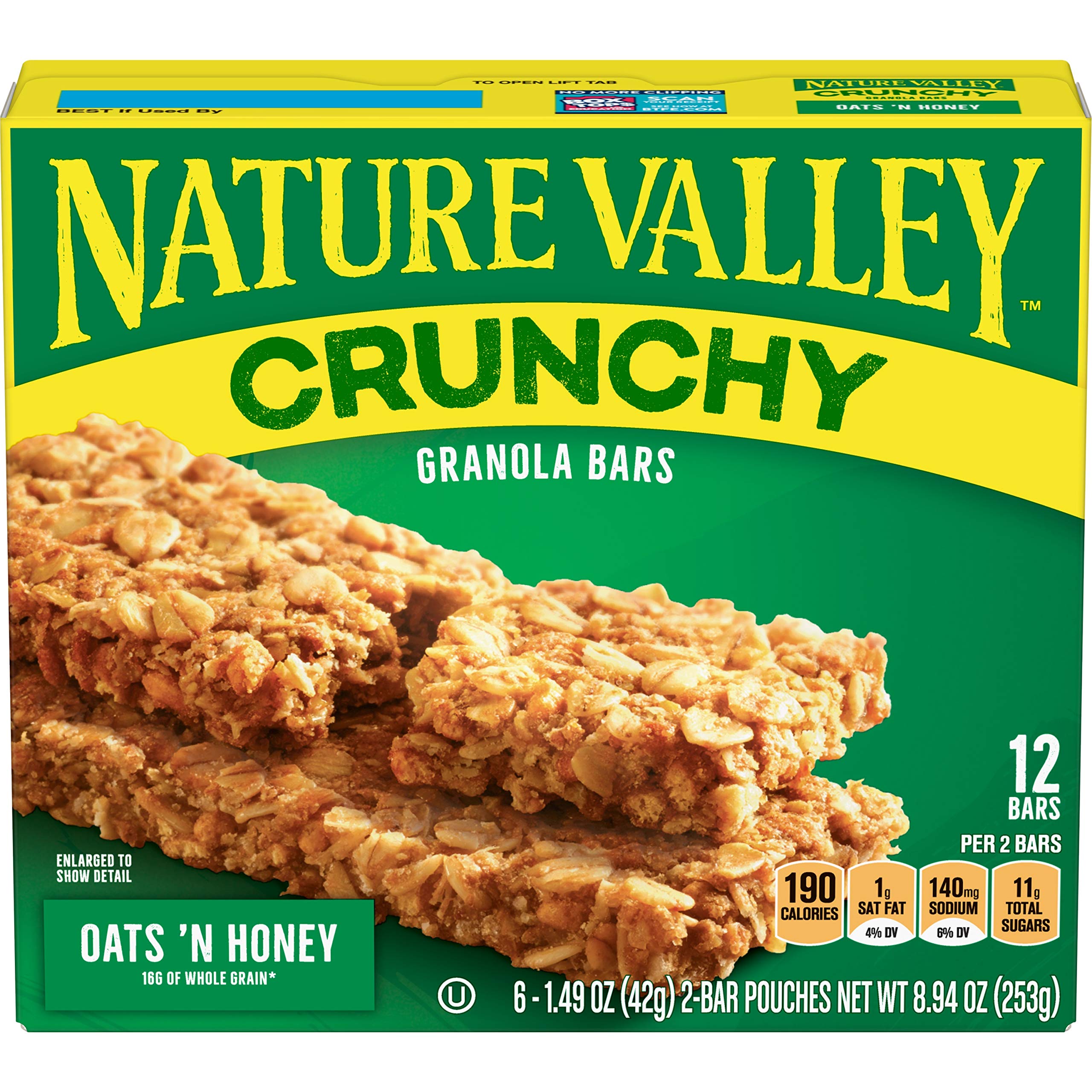 Nature Valley Oats N Honey Granola Bars 8 94 Oz 12 Bars Buy Online In Chile At Desertcart
