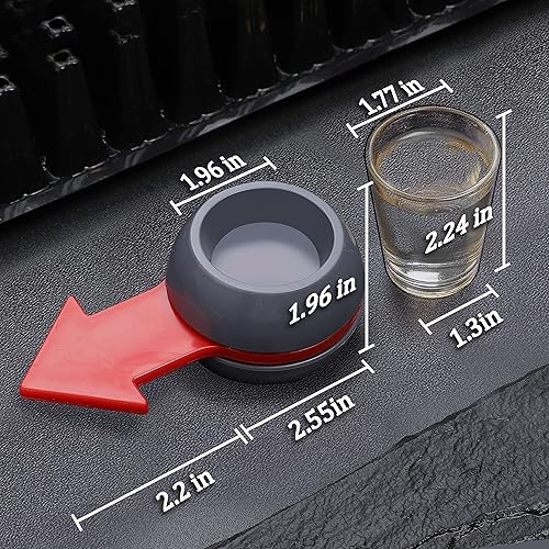 Miniatura 4 de Shot Spinner,Spin The Shot,Vasos de tiro,Girar la botella,Juego de fiesta divertido,Portátil