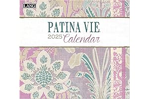 Patina Vie 2025 Wall Calendar