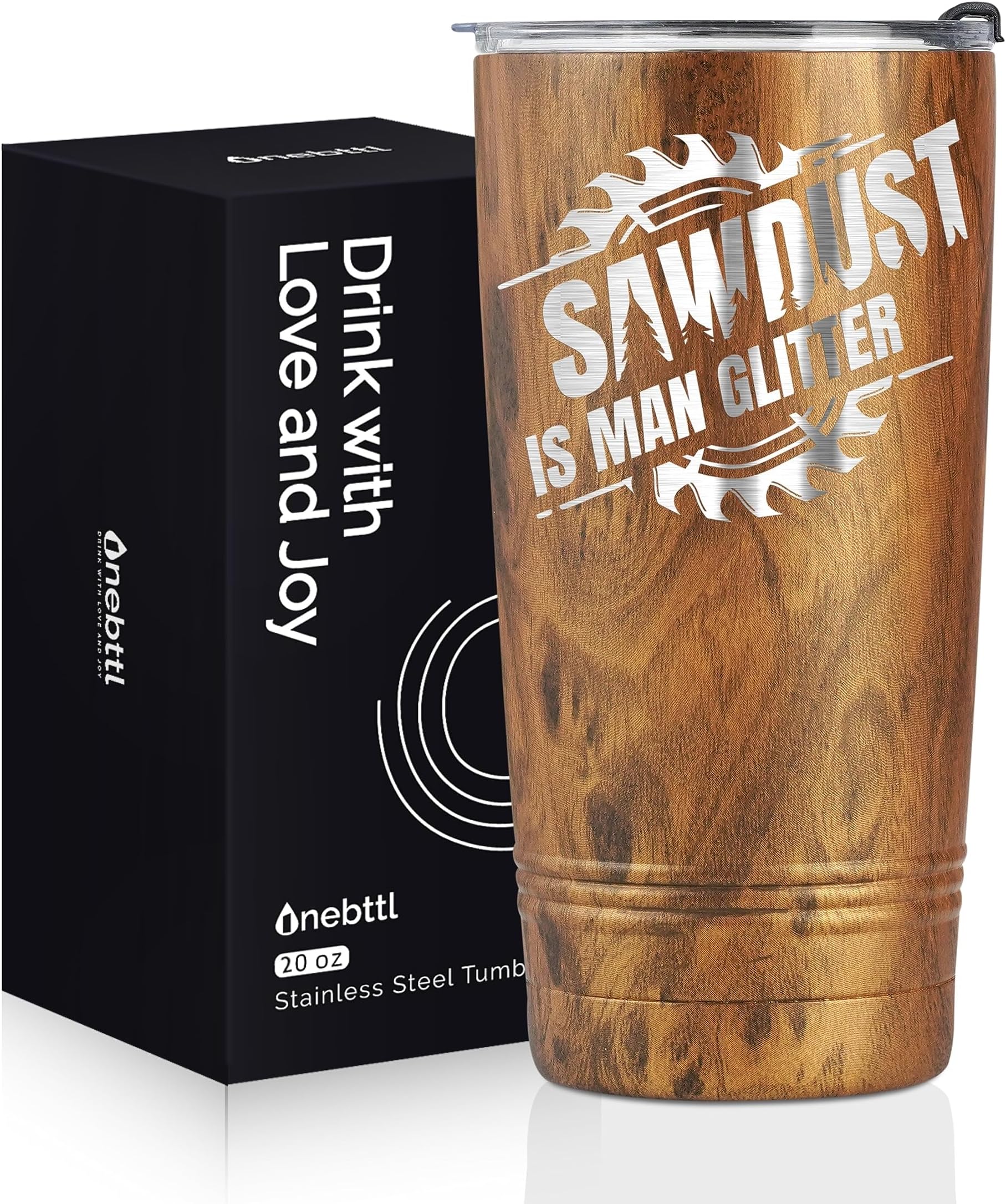 Onebttl Wood Working Gifts for Men, Carpenter Gifts for Men on Birthday and Christmas - Grain