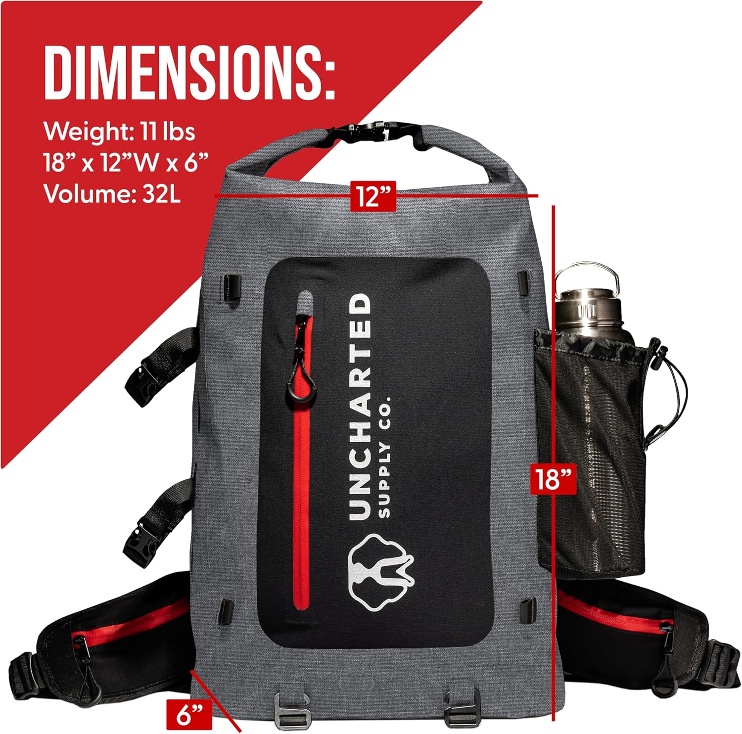 Uncharted Supply Co. Seventy2 Survival System – 72-Hour Emergency Go Bag with Gear for Home, Car, Evacuations, Power Outages & Natural Disasters