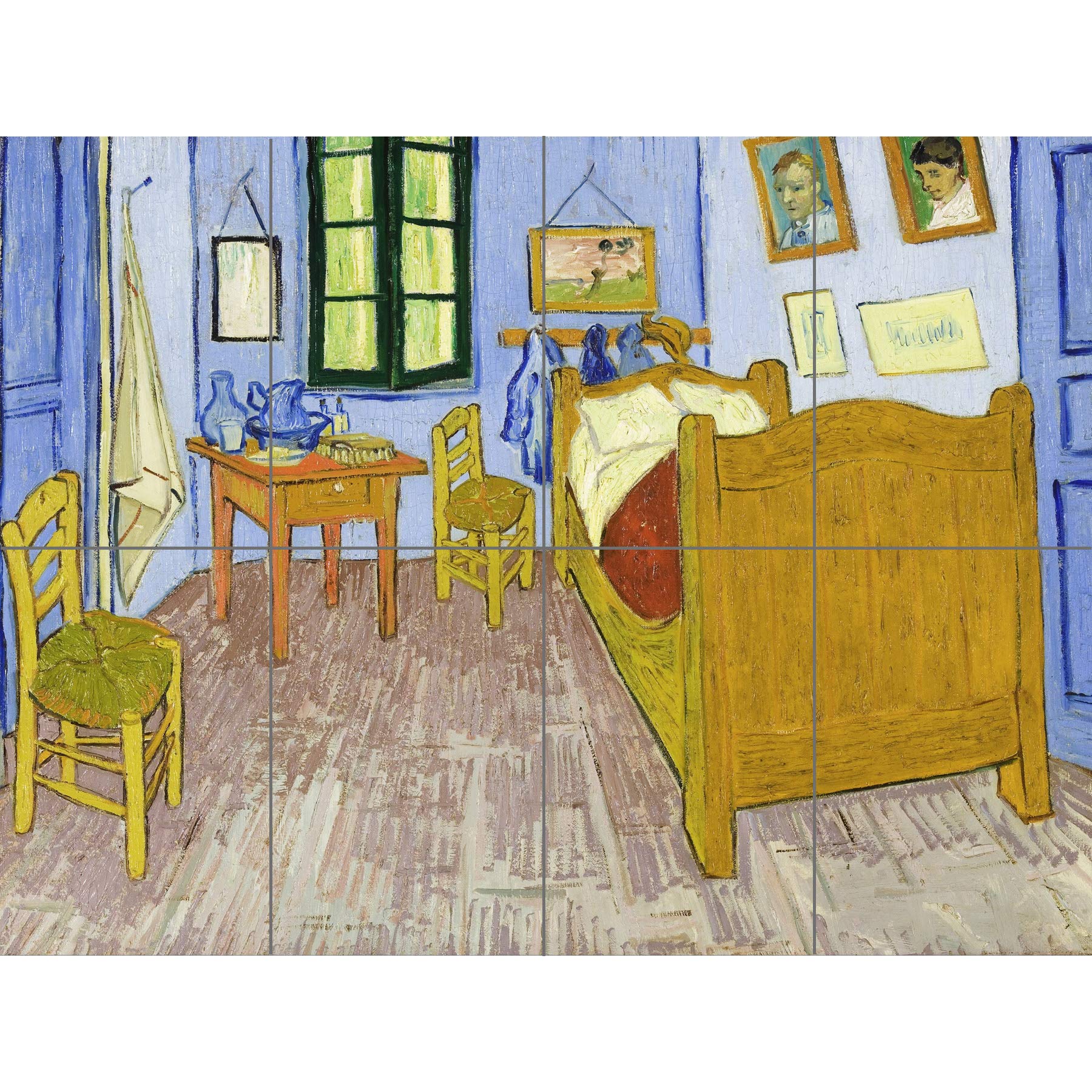 Artery8 Vincent Van Gogh Van Goghs Bedroom In Arles XL Giant Panel Poster (8 Sections)