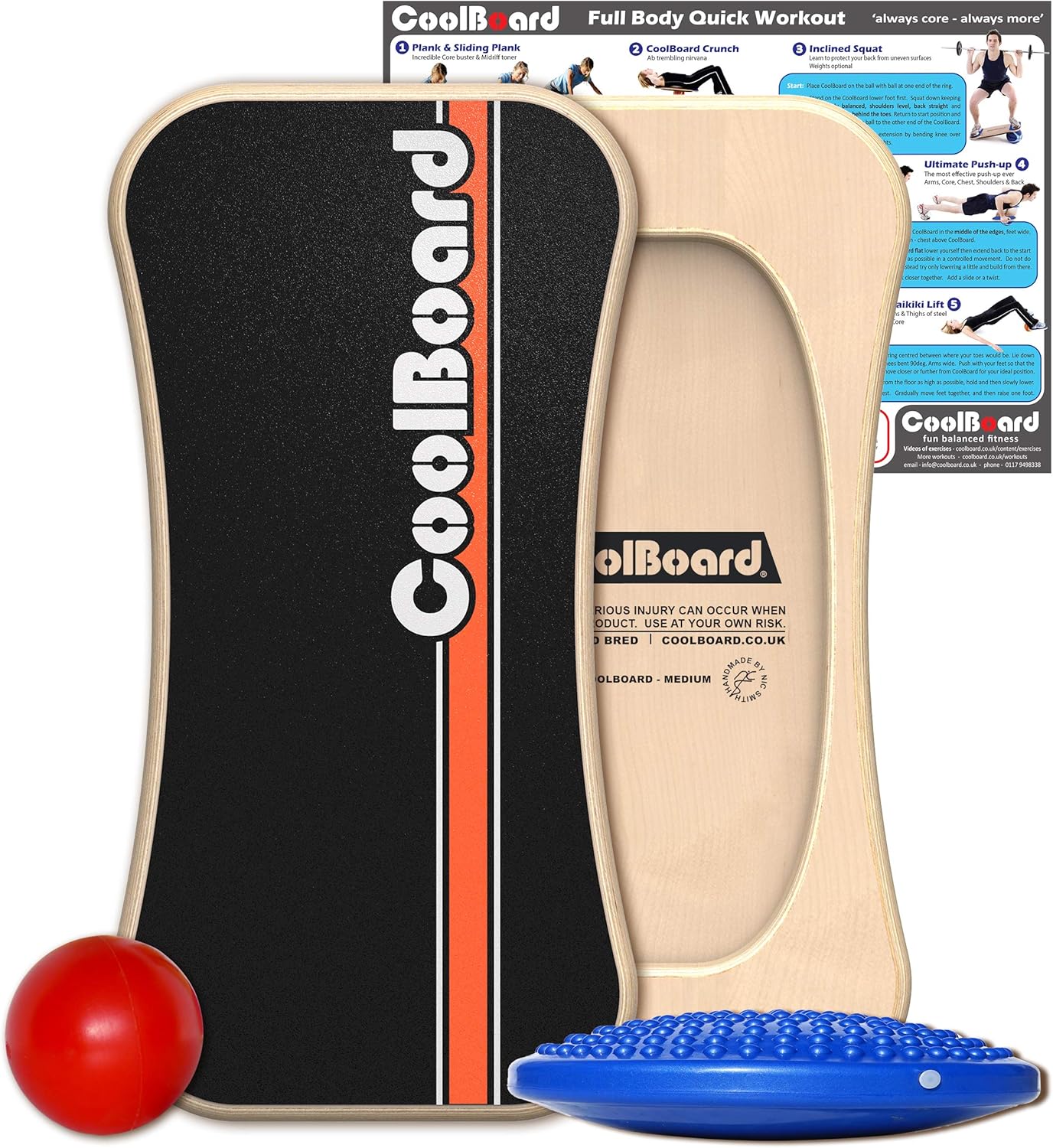 CoolBoard Ultimate Balance Board & Core Trainer the roller & join the 3D balance (r