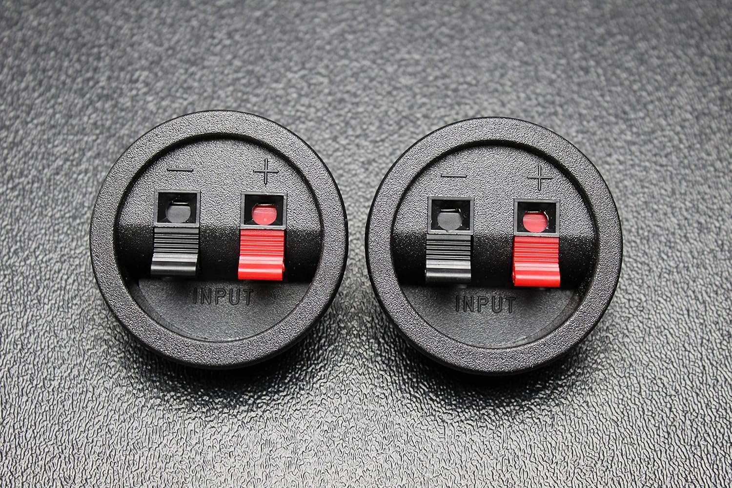 Amazon (2) ピース サークル スピーカージャック 端子カップ 圧縮 SUBWOOFER ボックス SUB TCRC