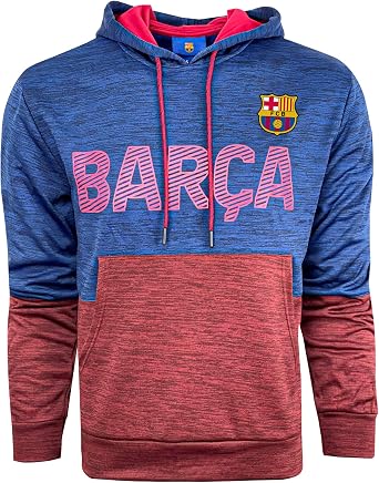 Men's Barcelona Pullover Hoodie, Licensed Barcelona Hooded Sweatshirt
