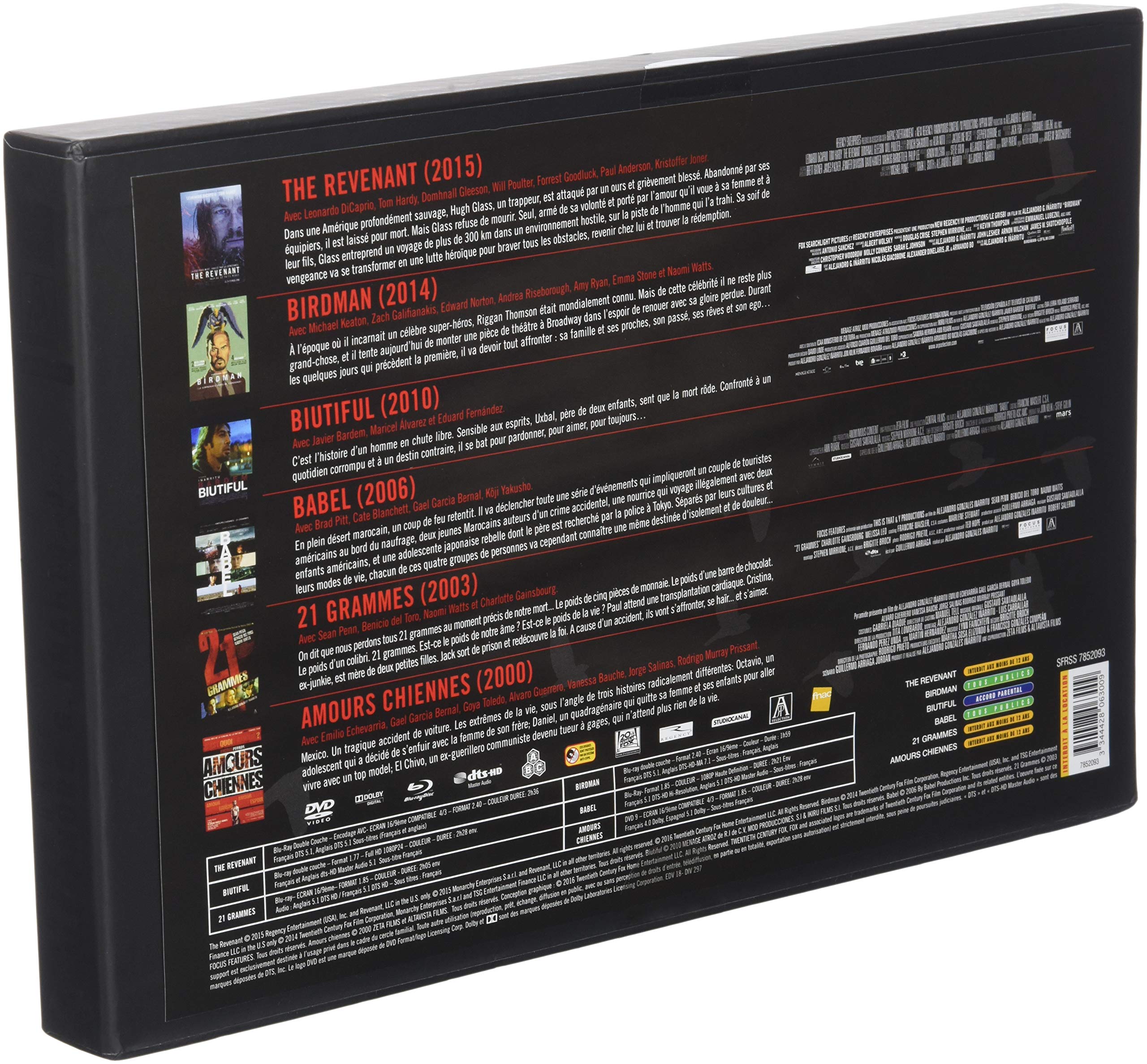Alejandro González Iñárritu - Intégrale 6 films [Édition Limitée] [Blu-ray]