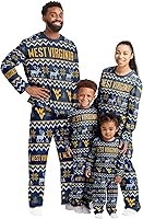 Vista 22 de FOCO NCAA para mujeres - Conjunto de pijamas familiares navideños a juego con patrón feo del equipo universitario de la NCAA
