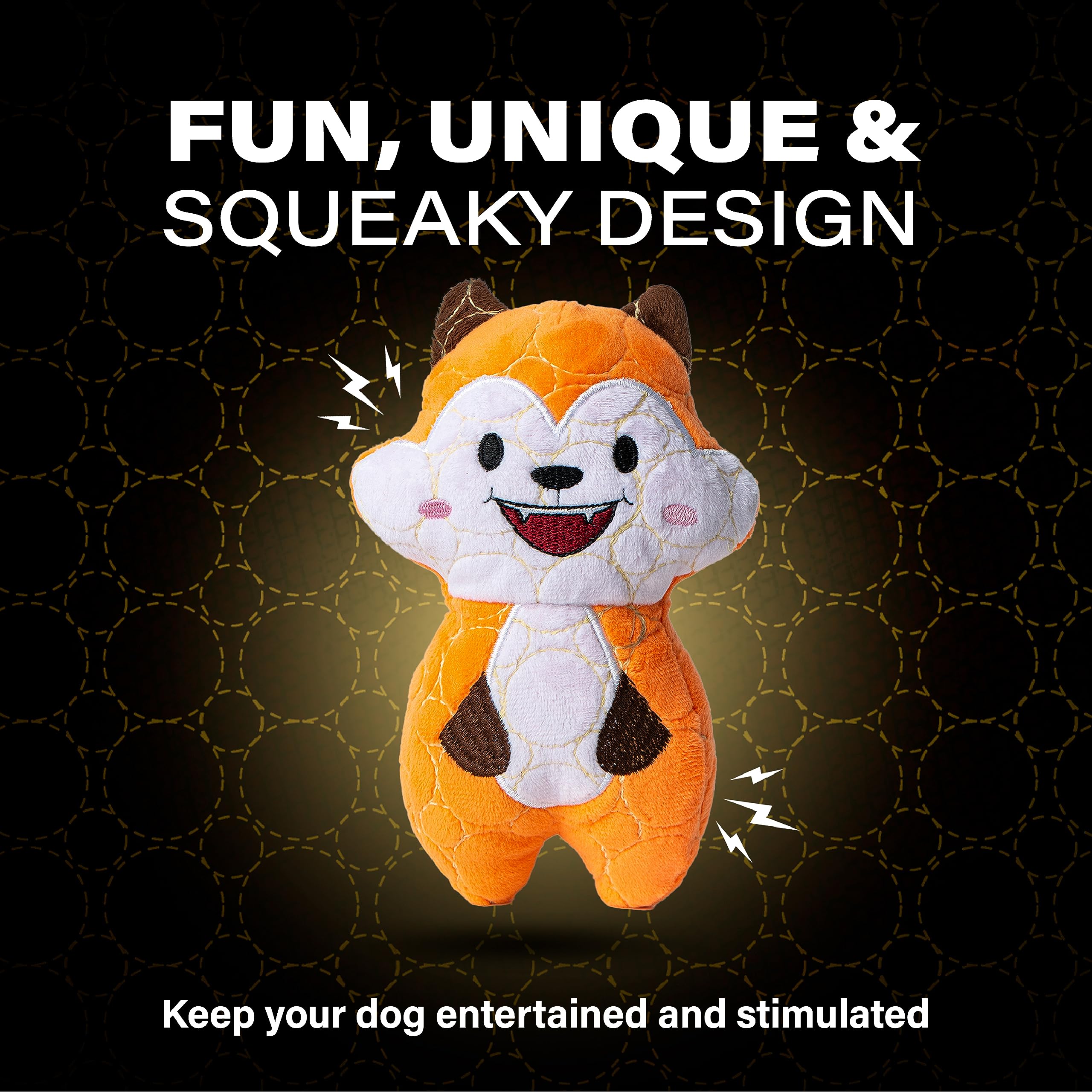 BITE FORCE Wildlife Tough Plush Toy for Dogs, Built with Kevlar, Multi-Layered with Reinforced Seams - Image 4