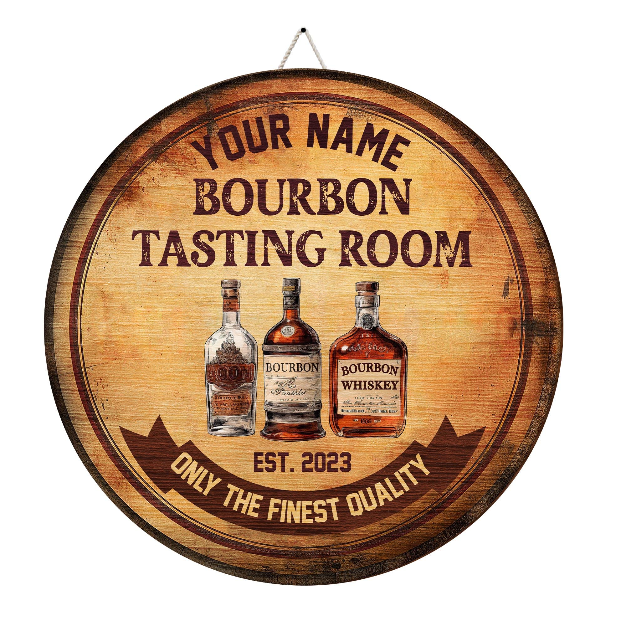 Artsy Woodsy Custom Wine Cellar Wooden Sign (Not Real Carved) Wall Art Plaque Accessories, Personalized Gifts for Wine Lovers Vintage Rustic Home Pub Bar Lounge Tasting Room Tavern Decorations (23)