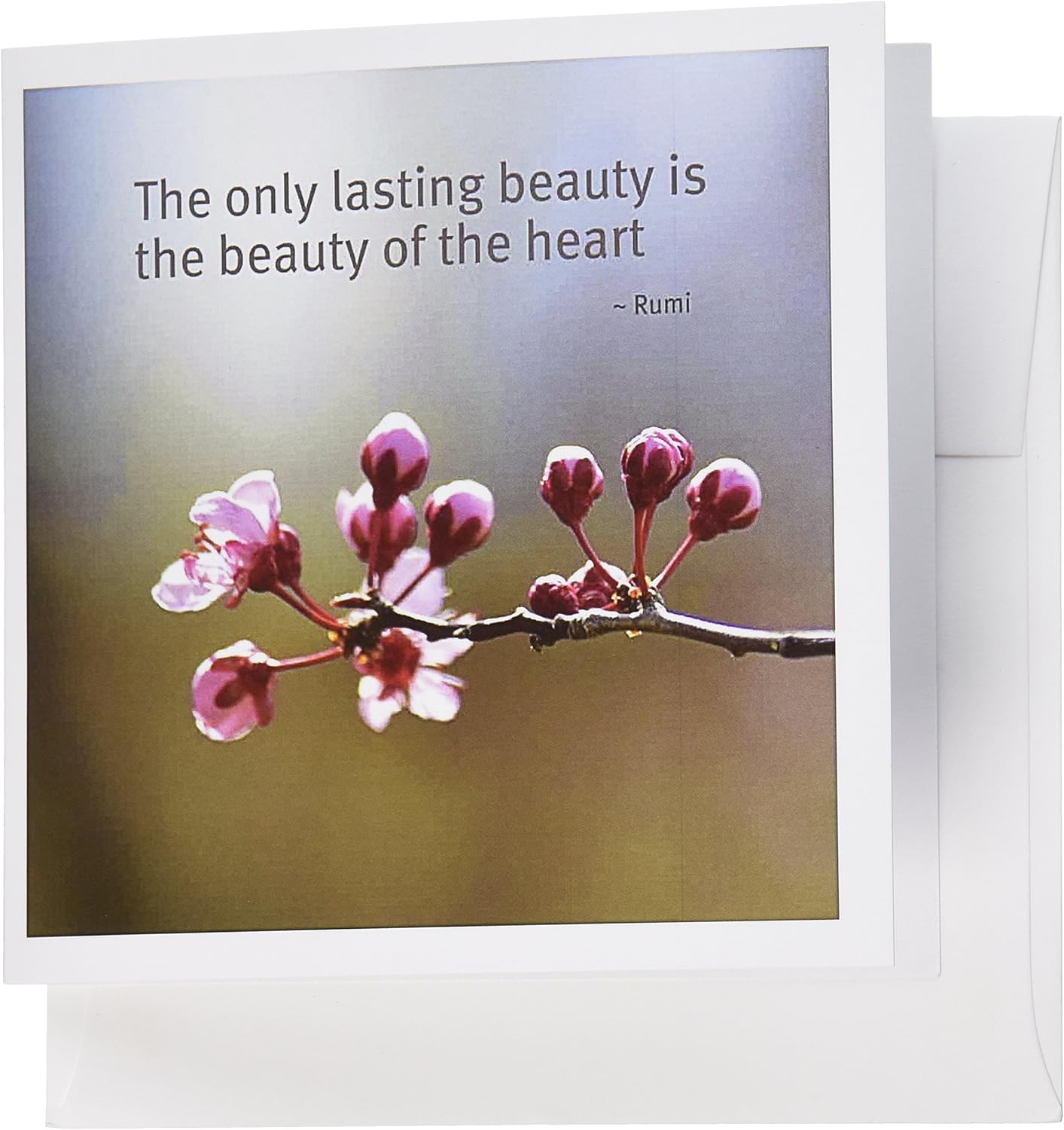 Rumi Quotes On Beauty Amazon.com : 3Drose Beauty Of The Heart - Cherry Blossom Flowers - Rumi  Quote - Greeting Cards, 6 X 6 Inches, Set Of 6 (Gc_49769_1) : Blank  Greeting Cards : Office Products