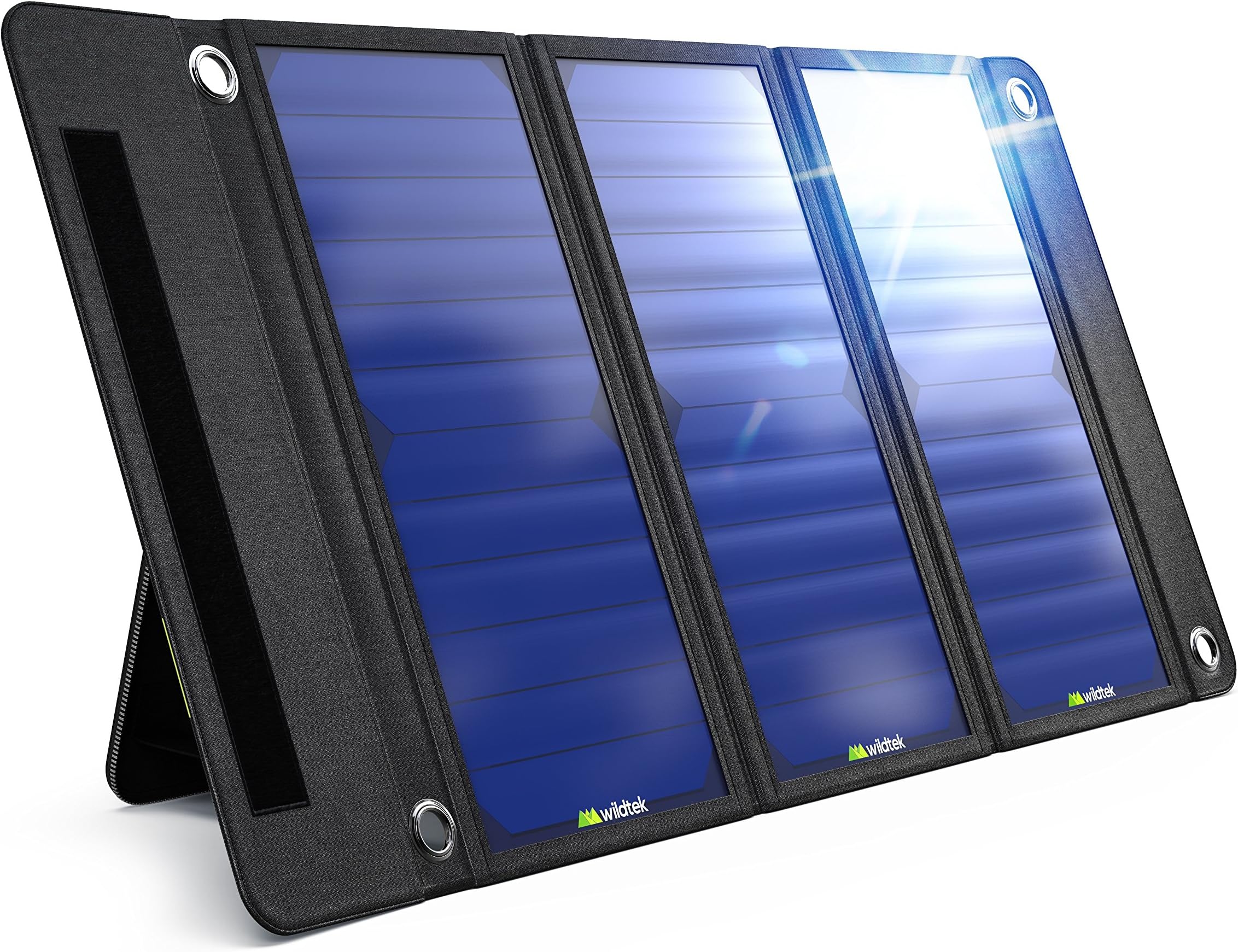 Source 21W Waterproof Portable Solar Charger Panel with Dual USB Ports