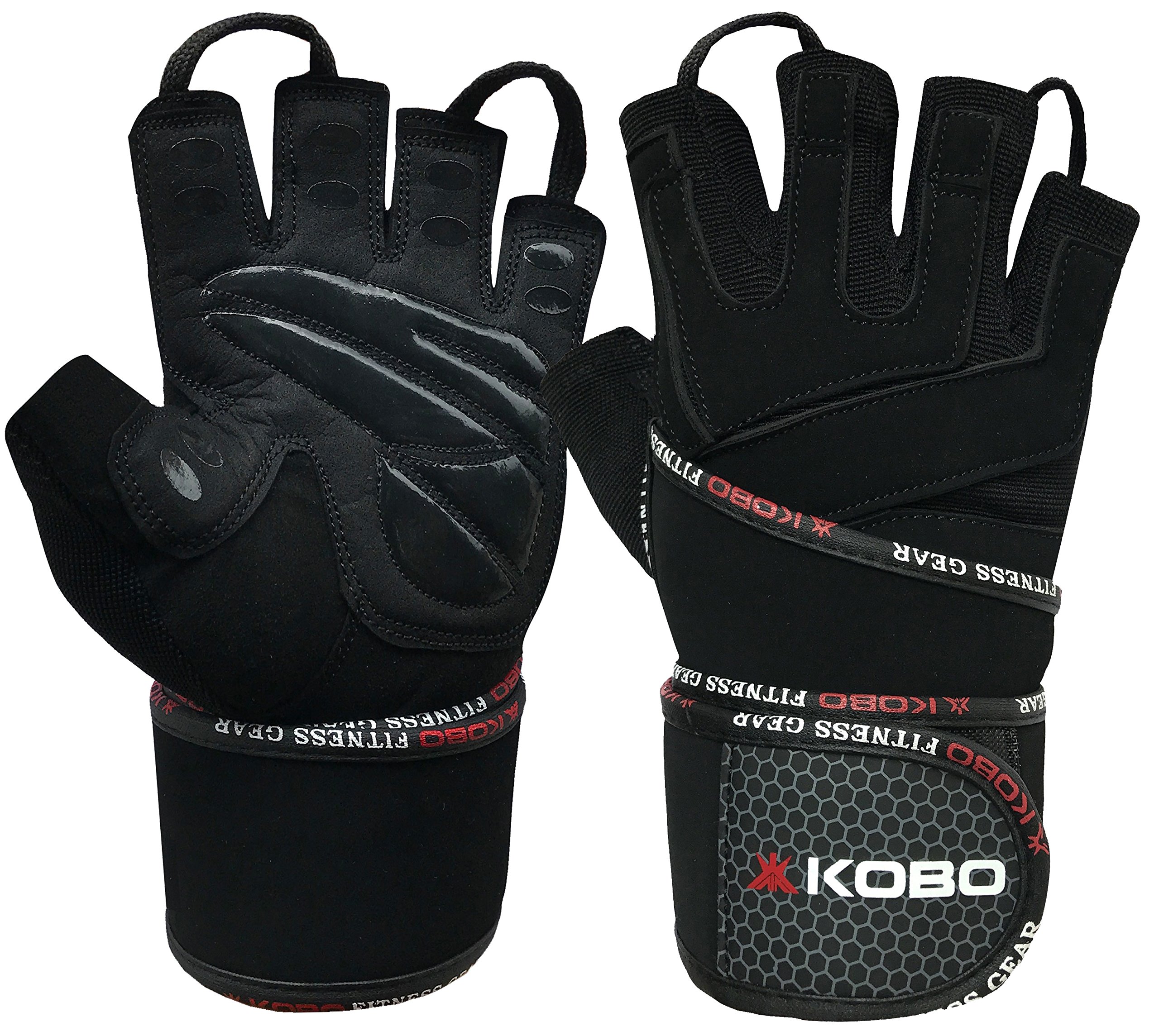 Kobo WTG-14-SMALL Leather Hand Protector for Fitness Training with Wrist Support, Small (Multi Colour) (B0752TY9K8) Amazon Price History, Amazon Price Tracker