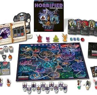 Horrified: Dungeons & Dragons Ravenloft Strategy Game | Battle Iconic Ravenloft Monsters, Cooperative Horror Strategy, 1-5 Players, 60 Min Play Time, Ages 10+