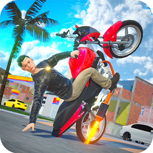Wheelie City Motorcycle Stunt