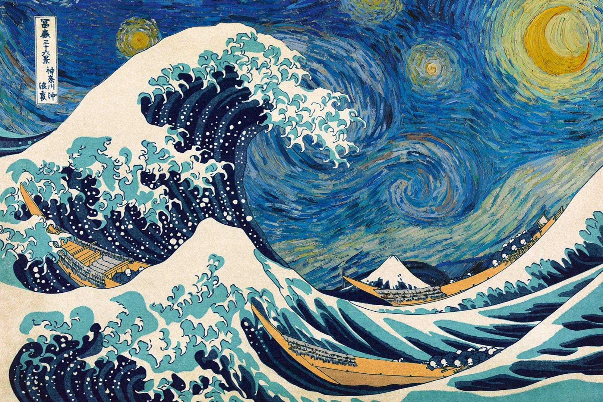 Close Up Starry Wave Poster (91,5cm x 61cm)