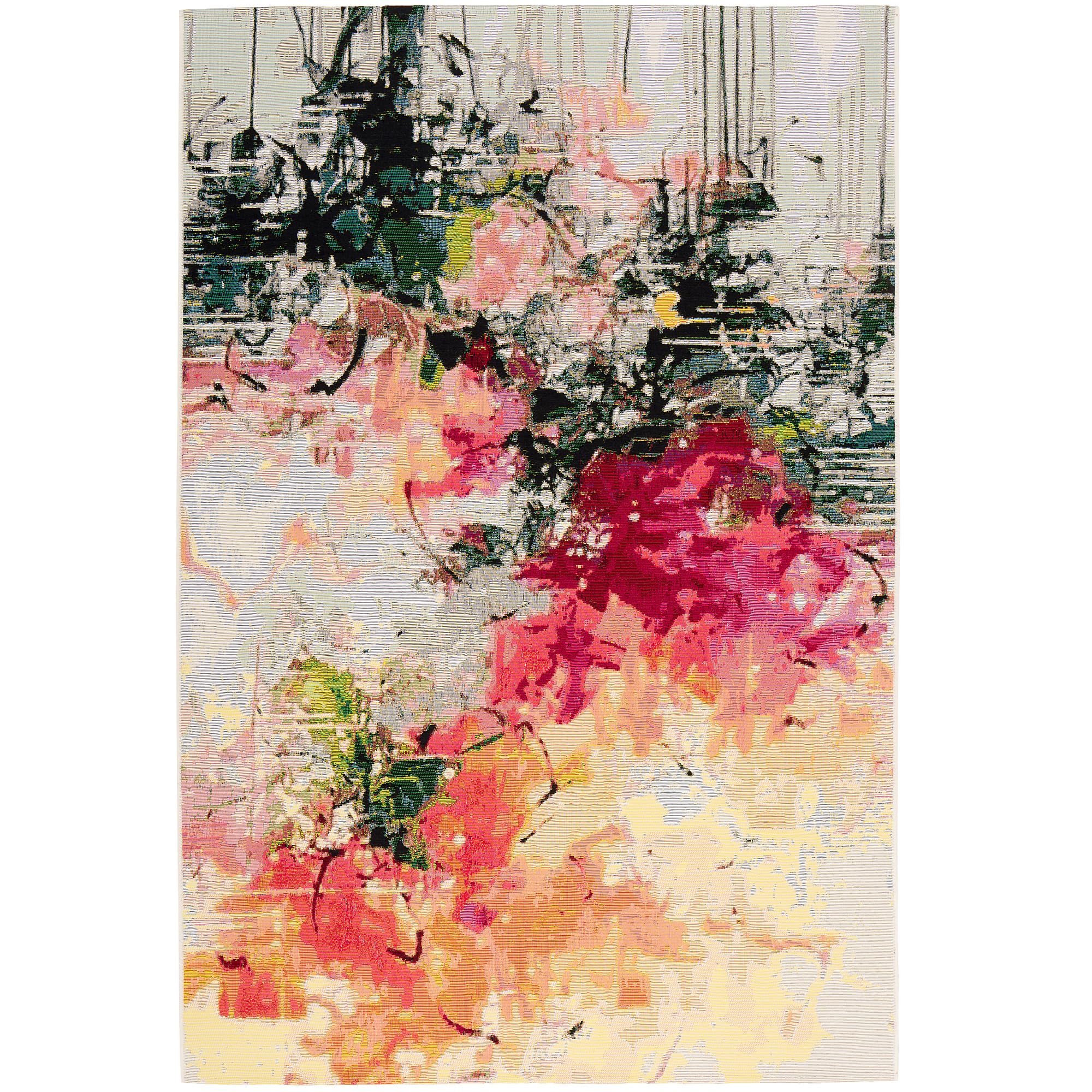 Florida Floral Moderne – Tapis Design Résistant pour Intérieur & Extérieur