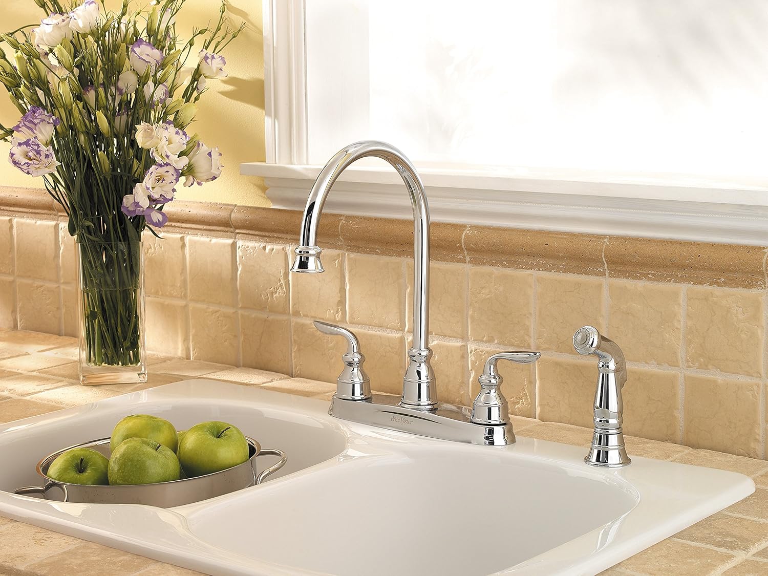 Amazon Crazy 🔥 Deals Pfister LF0364CBC Avalon 2-Handle Kitchen Faucet with Side Spray, Polished Chrome, 1.8 gpm Black Friday - 80% OFF Pfister LF0364CBC Avalon 2-Handle Kitchen Faucet with Side Spray, Polished Chrome, 1.8 gpm