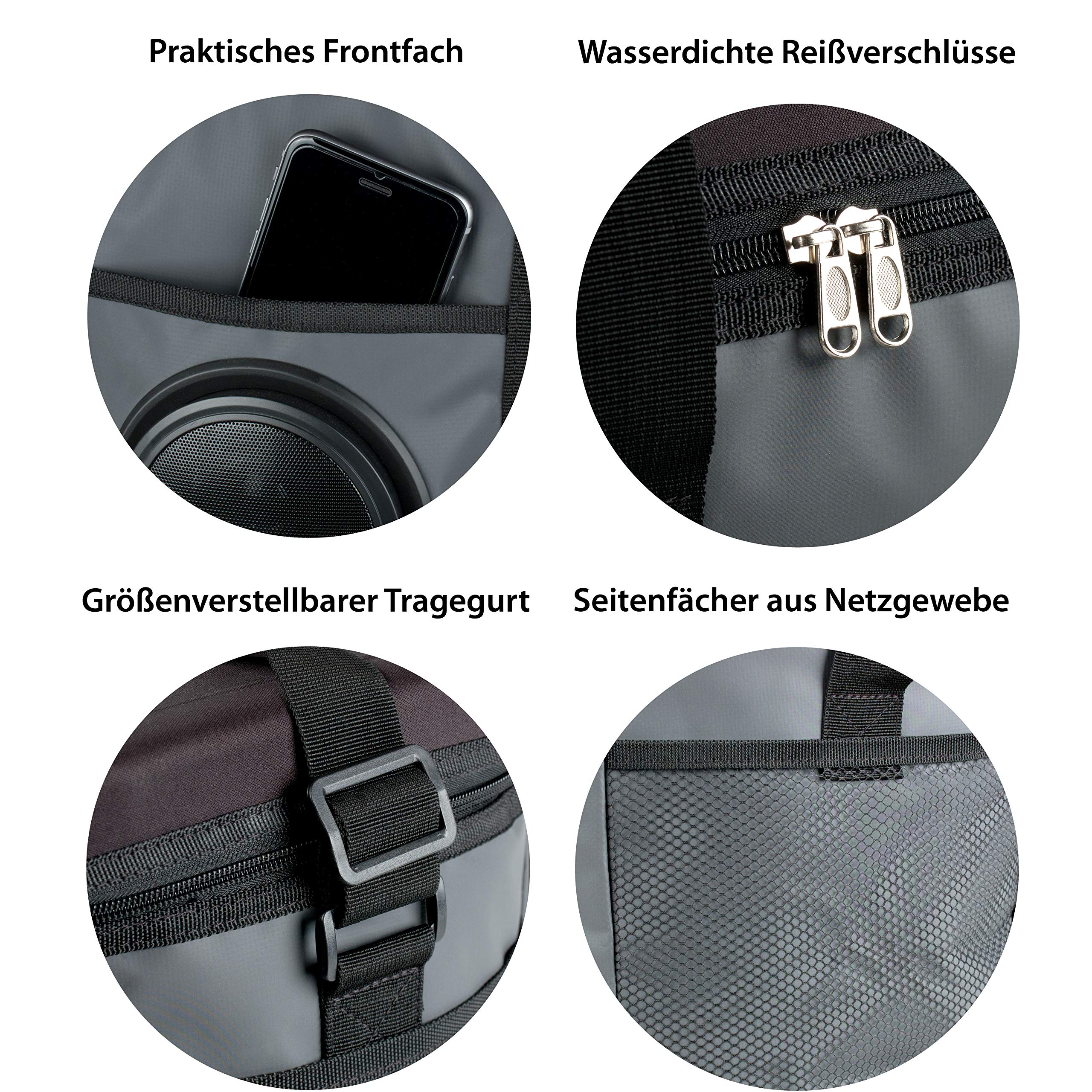 thumbnail: Troika Koeltas Met Draadloze Luidspreker - 16 Liter - Lekvrij - Uitneembare Bluetooth Speaker - Outdoor Picknick Tas