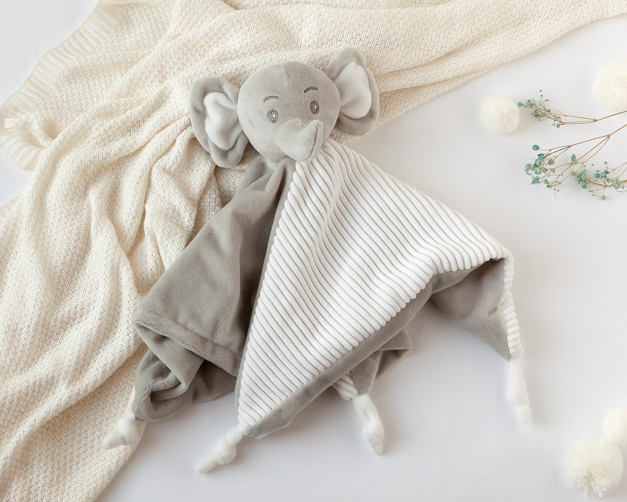 Kiokids Doudou Elefante Gris para Bebés