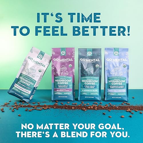 Miniatura 8 de Café orgánico de cola de pavo y hongos Cordyceps tostado oscuro, cuerpo fructífero completo, antioxidantes, apoyo del sistema inmunológico,