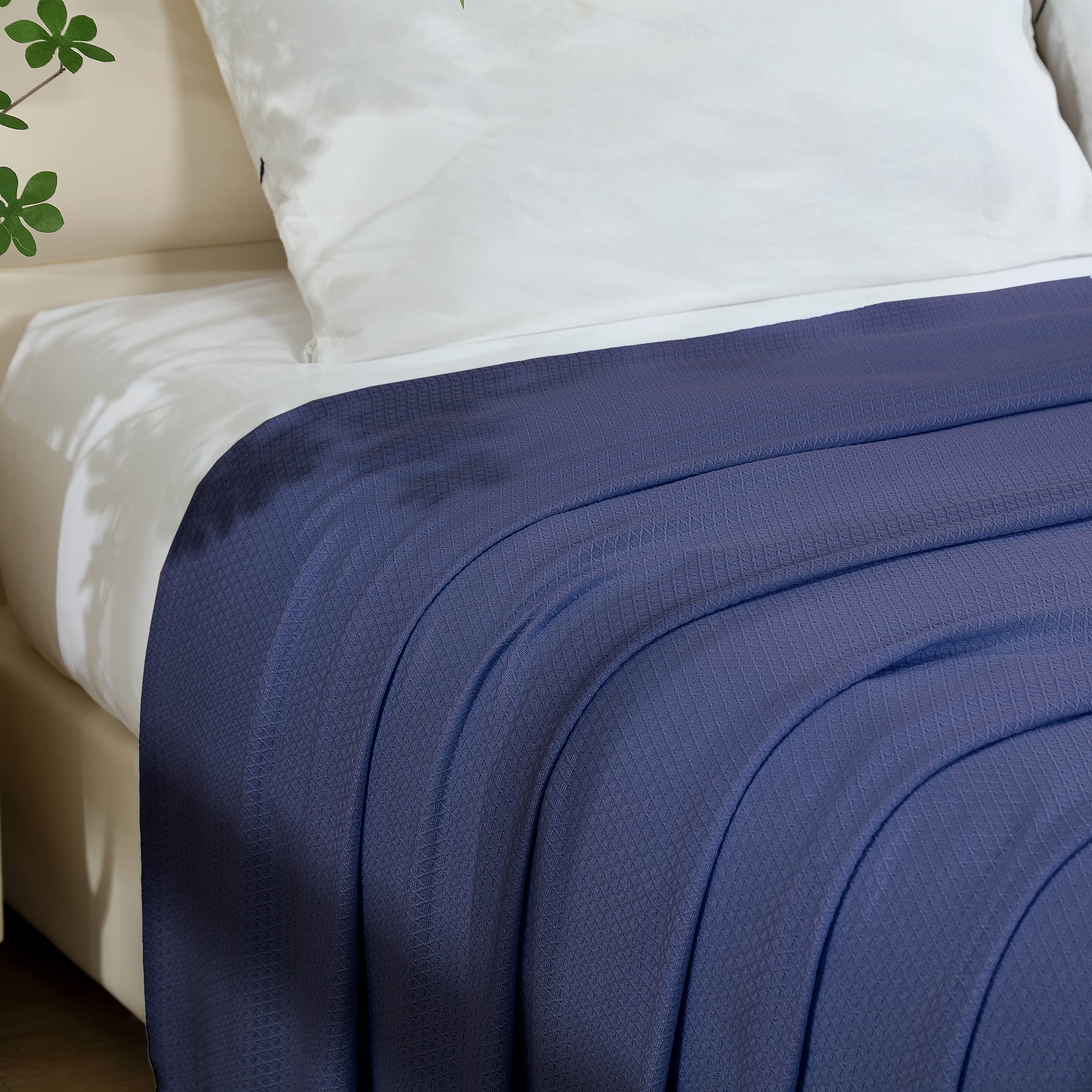 VHOME Couverture Rafraîchissante 100% Fibre Bambou Légère Respirante pour Lit Canapé