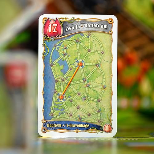 Miniatura 2 de Asmodee Ticket to Ride Nederland Juego de mesa EXPANSIÓN – Juego de estrategia de construcción de rutas de tren, divertido juego familiar para niños