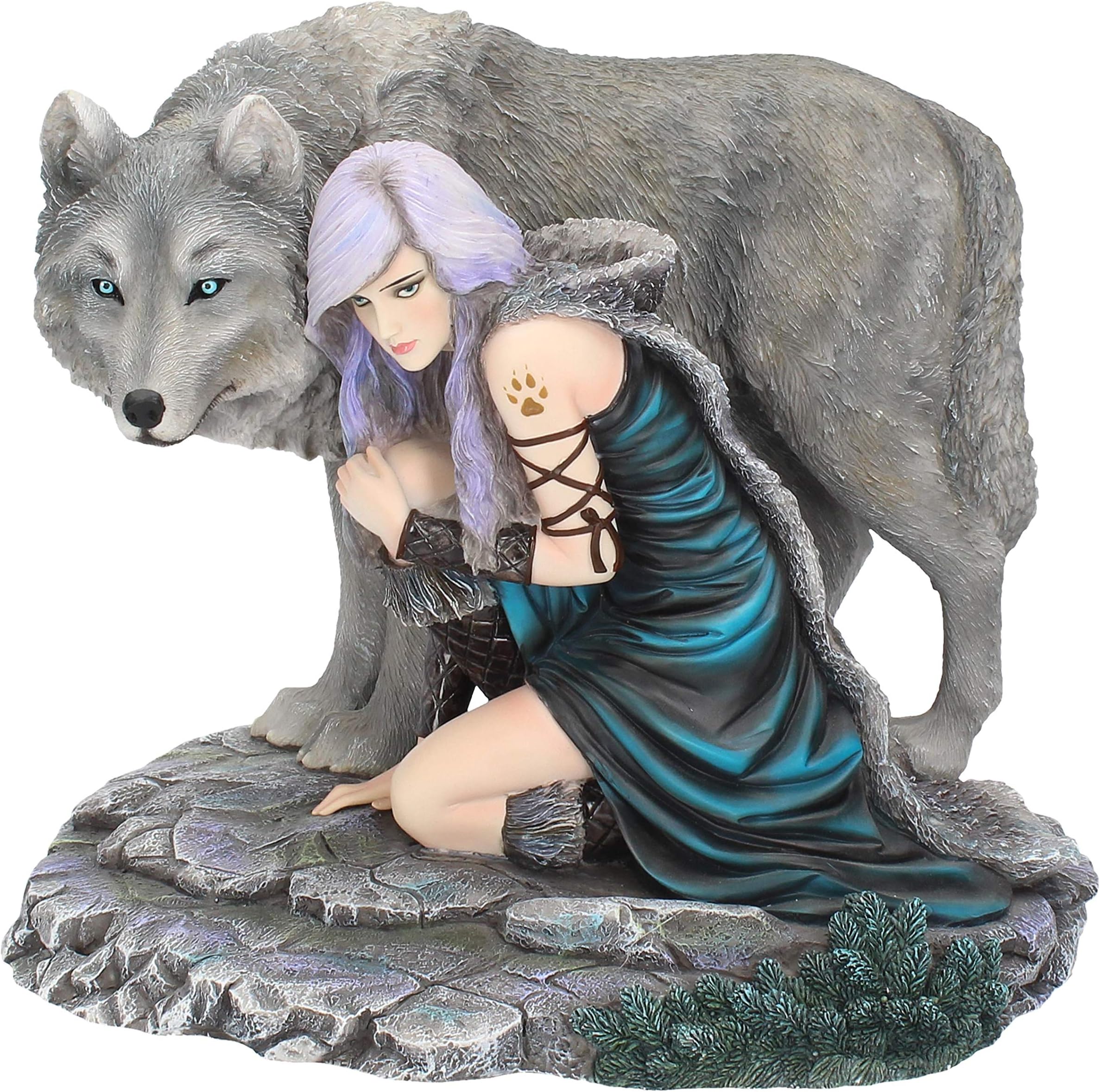 Nemesis Now Anne Stokes Limited Edition Protector Figurine 25cm Grey, Resin
