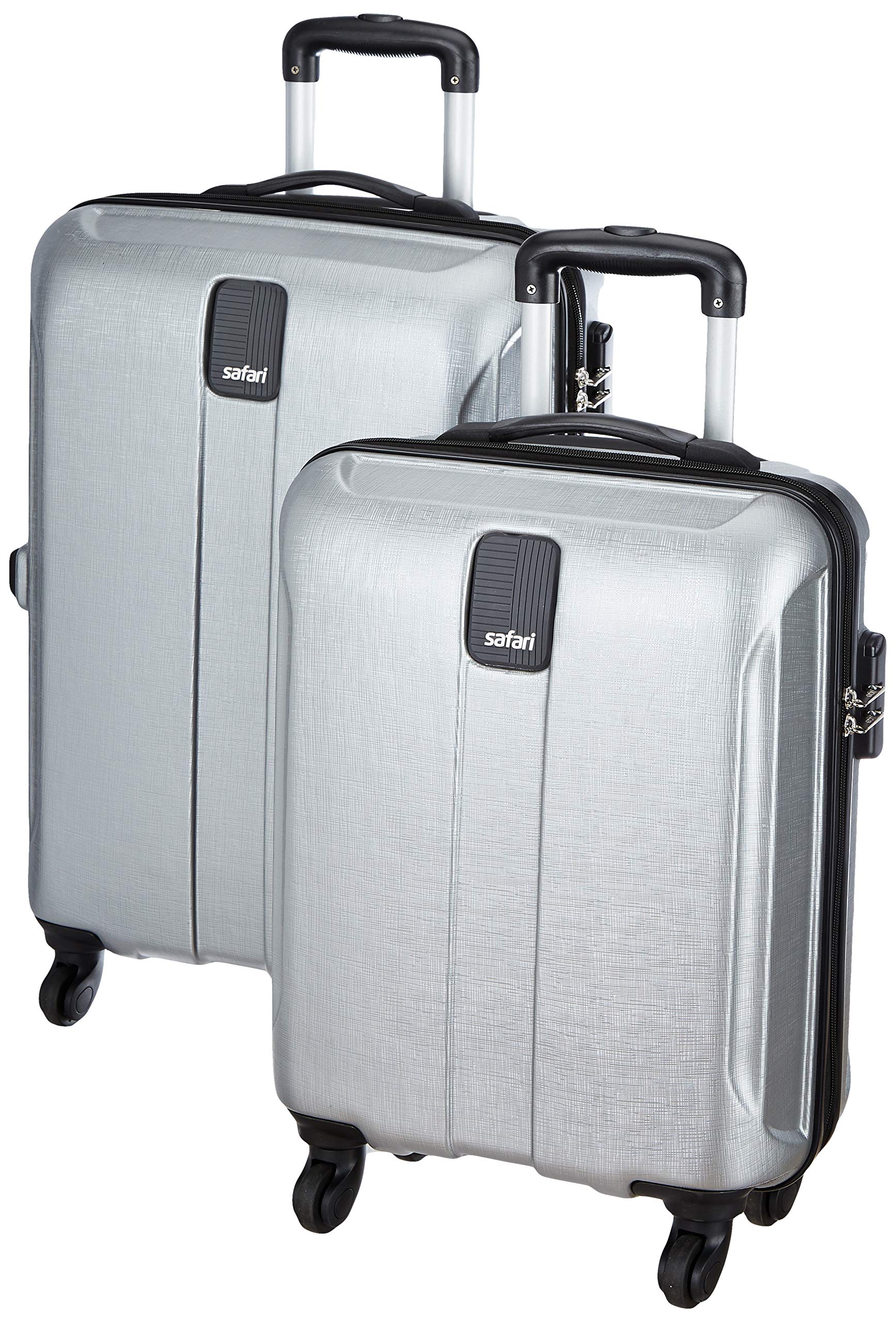 Safari Cabin Trolley Bag with Laptop Compartment, Hardside Polycarbonate Small (55cm) Suitcase | 360° 8 Wheel Spinner Travel Luggage| Recessed Combination Lock|Thorium Neo| Vanilla — Amazon image 31