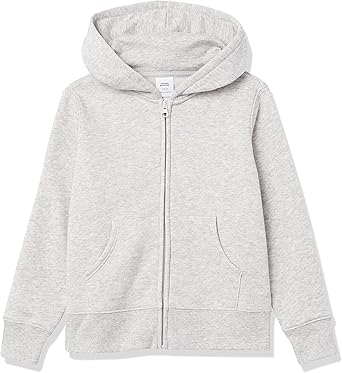 Amazon Essentials Girls and Toddlers' Fleece Zip-Up Hoodie Sweatshirt