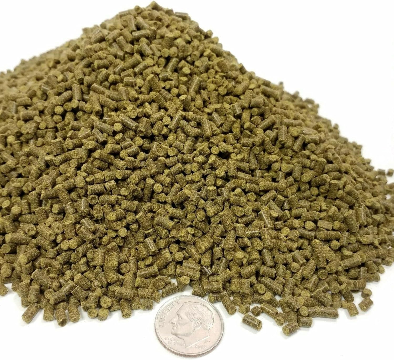 Aquatic Foods Inc. Spirulina Sinking Pellets, 2.5mm - 3/32" Sinking Pellets for Shrimp, Axolotls, Snails, Plecos, Catfish, All Bottom Fish, All Tropical Fish. Zeigler...5-lbs