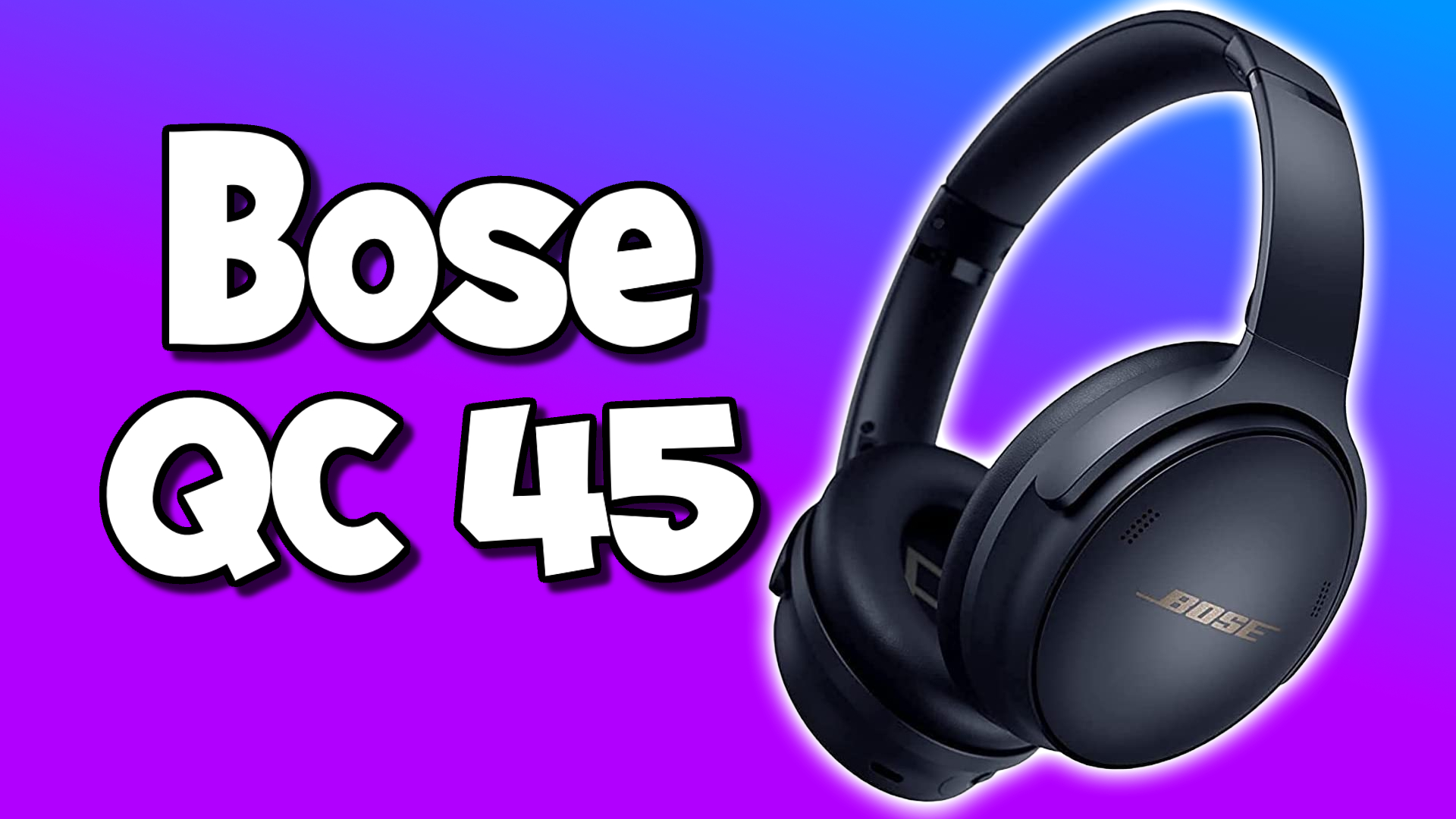 Watch Bose QuietComfort 45 Bluetooth Headphones on Amazon Live