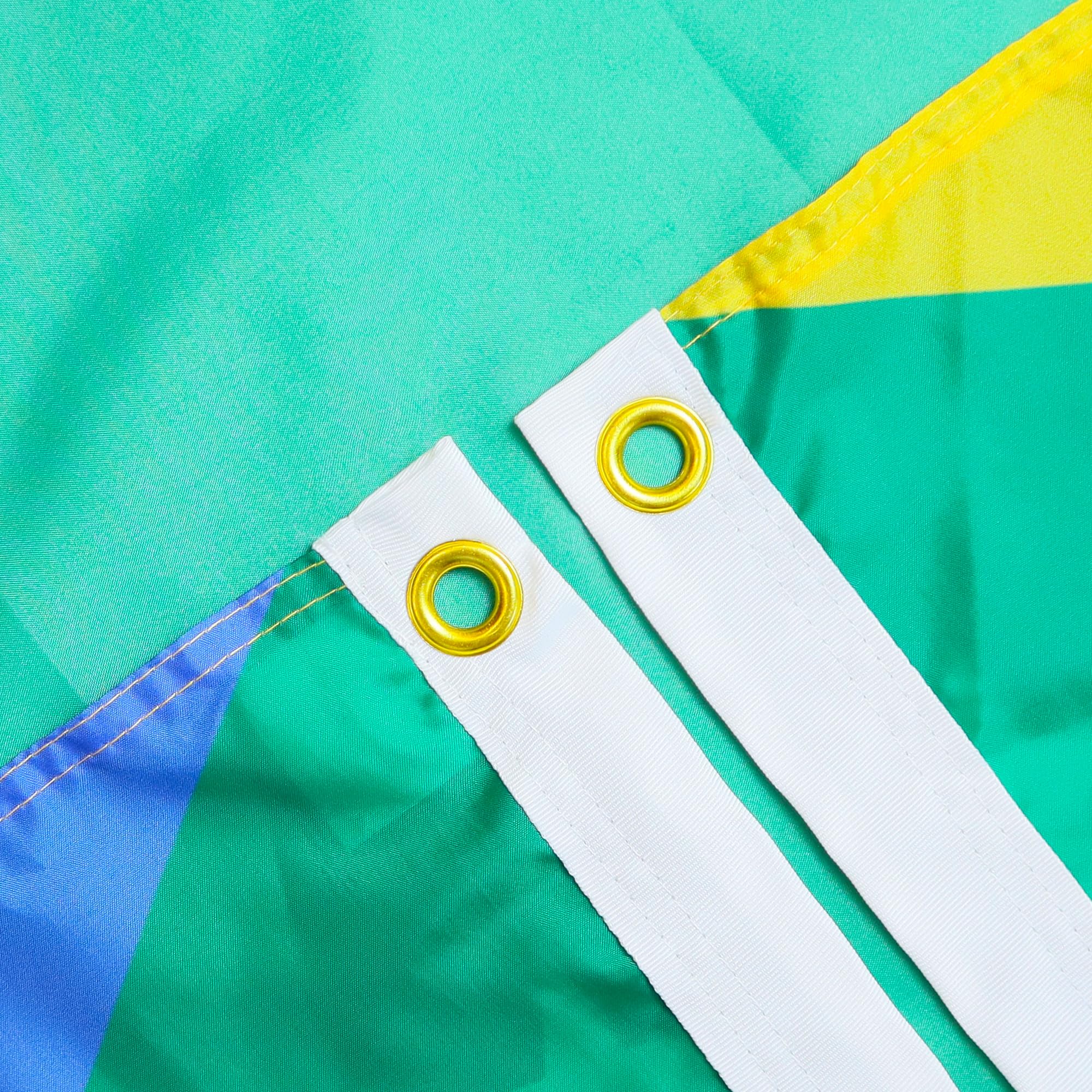 AZ FLAG - Comoros Flag - 150 x 90 cm - Comorian Flag 100% Polyester with Integrated Metal Eyelets - Flag 110g - 2
