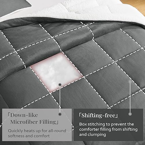 Miniatura 3 de Basic Beyond Down juego de edredón alternativo  edredón de cama reversible para todas las estaciones