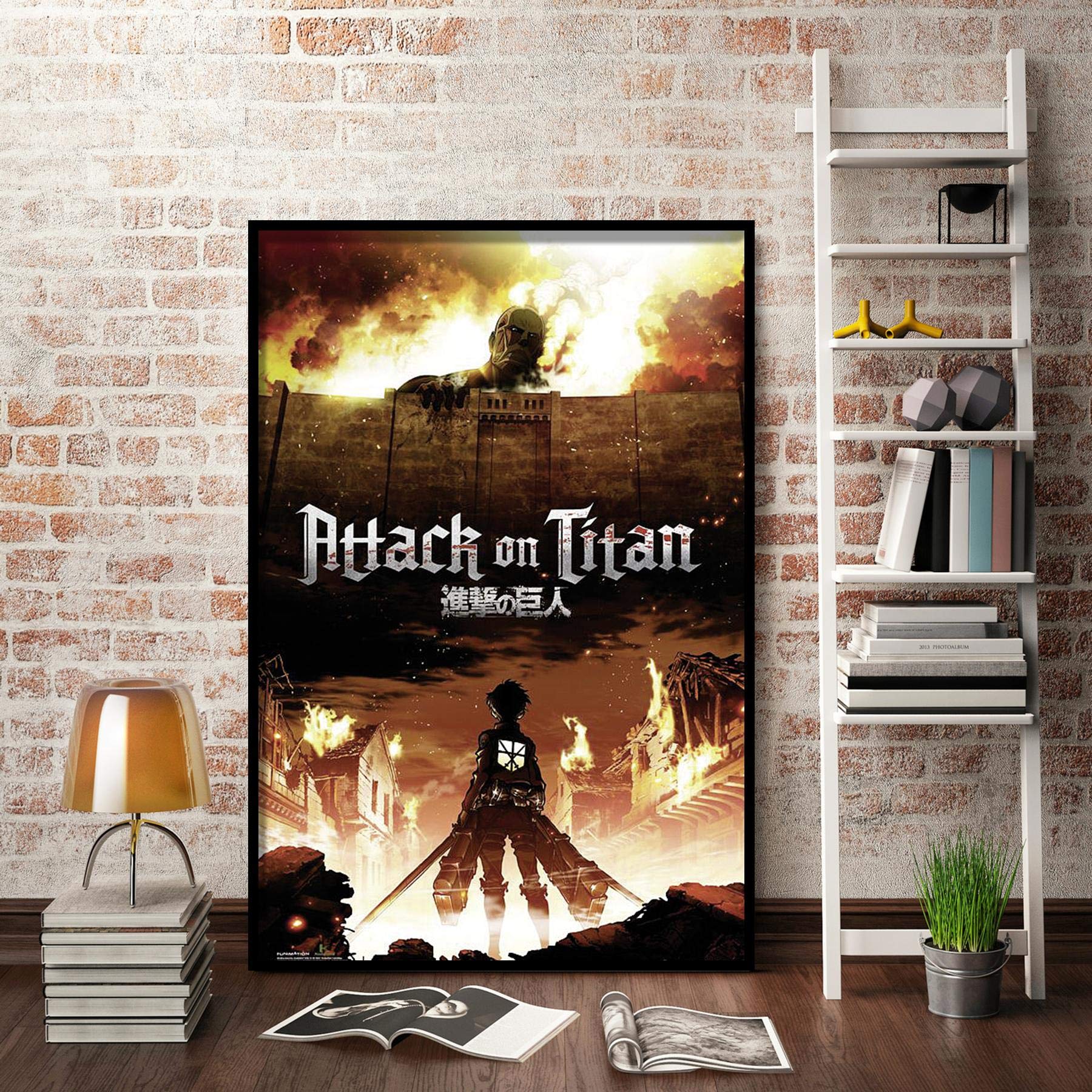 Poster Manga Attack On Titan 60x40 Cm - Affiche Murale Occasion
