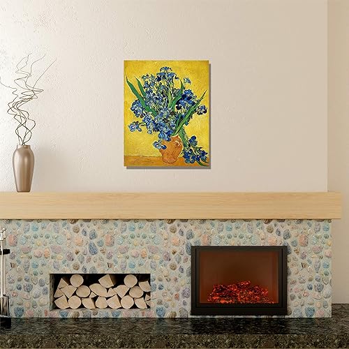 Miniatura 166 de A&T ARTWORK The Starry Night de Vincent Van Gogh. Tamaño del marco: 36 x 30 pulgadas, tamaño de la imagen: 30 x 24 pulgadas, reproducciones clásicas